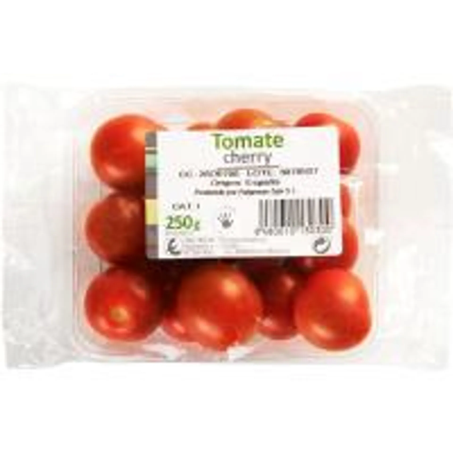 Tomate Cherry, cubeta 250 g