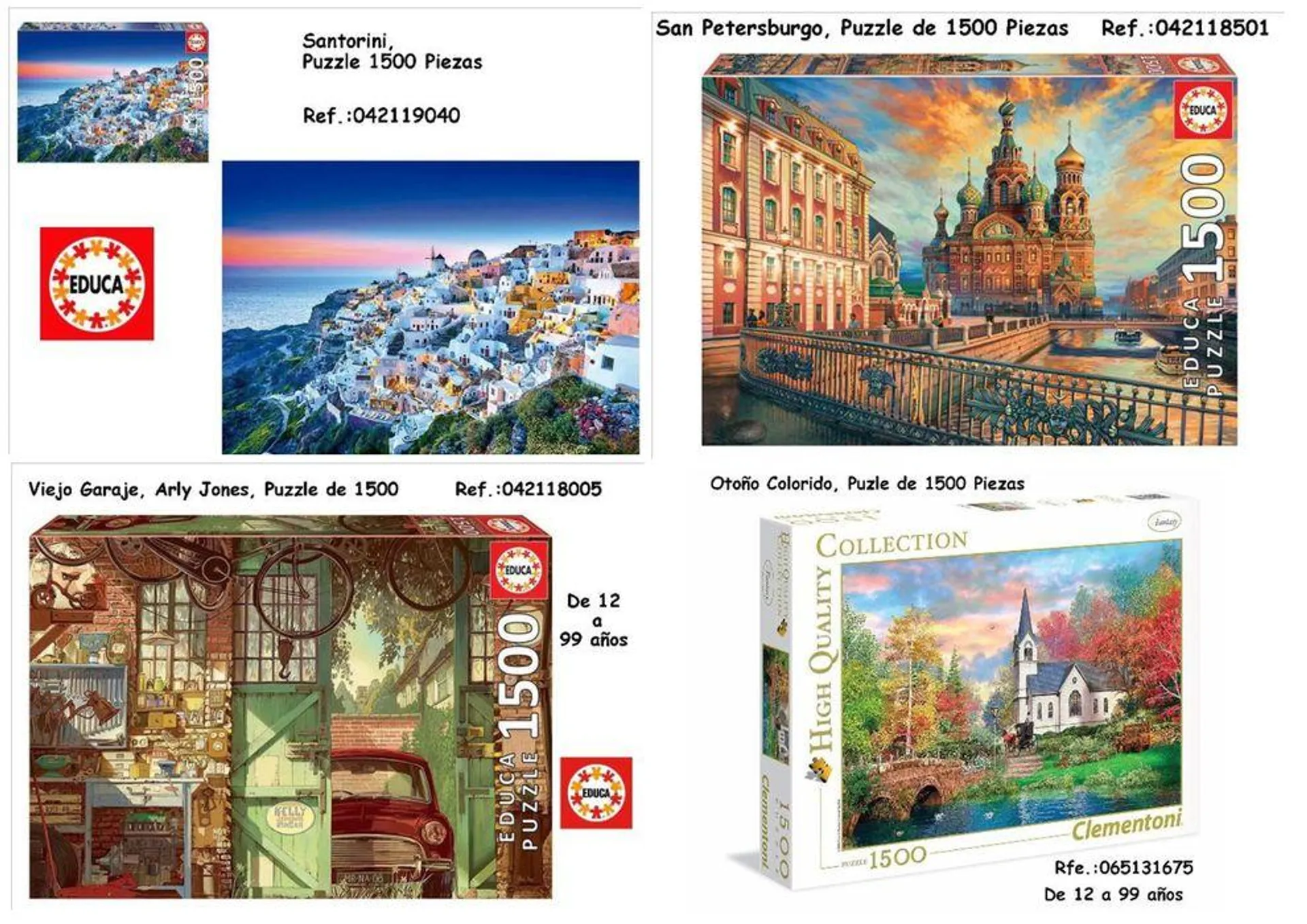 Puzzles, Encajes Y Rompecabezas - 35