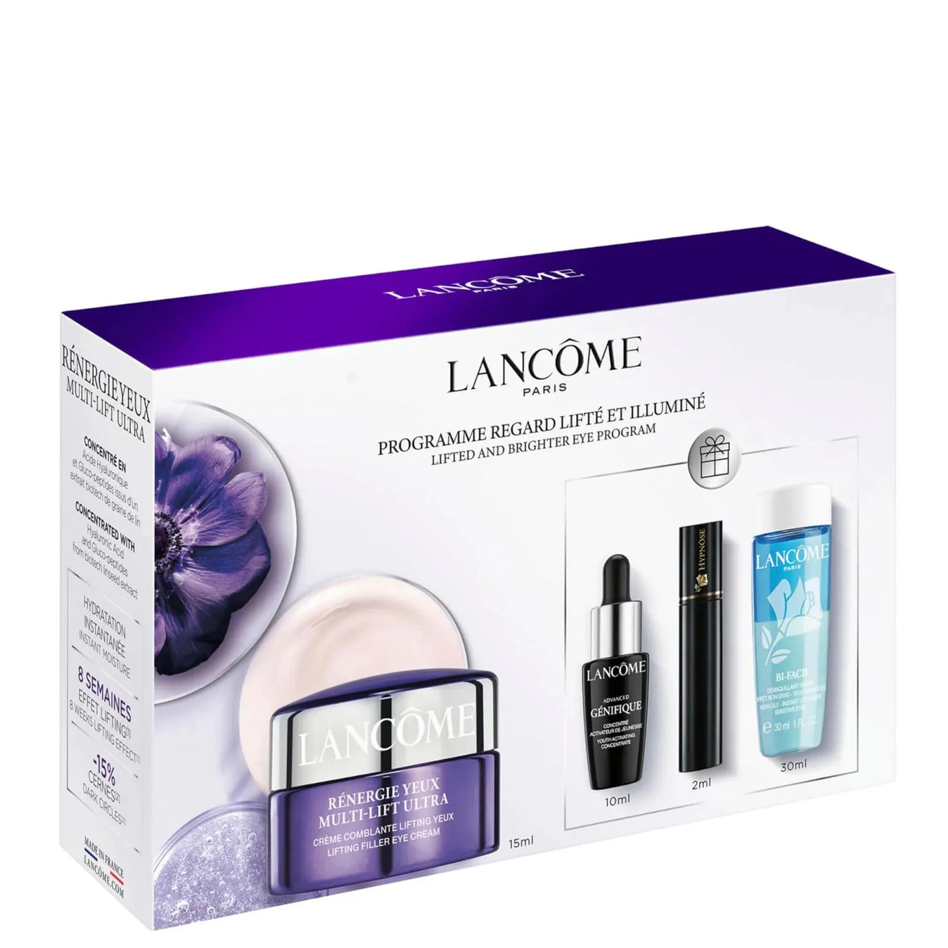 Set de regalo de rutina de ojos Rénergie Multi Lift de Lancôme, 30 ml