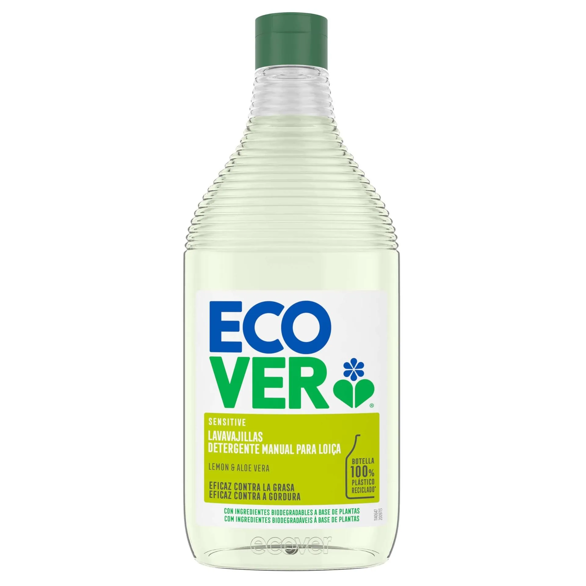 Lavavajillas Desengrasante de Limón y Aloe Vera Ecover 450 ml