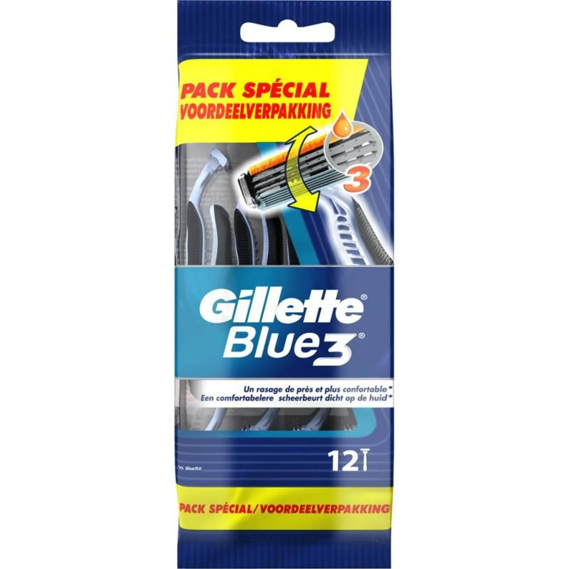 BLUE 3 MAQUINILLA DESECHABLE SMOOTH / SLALOM 12UD