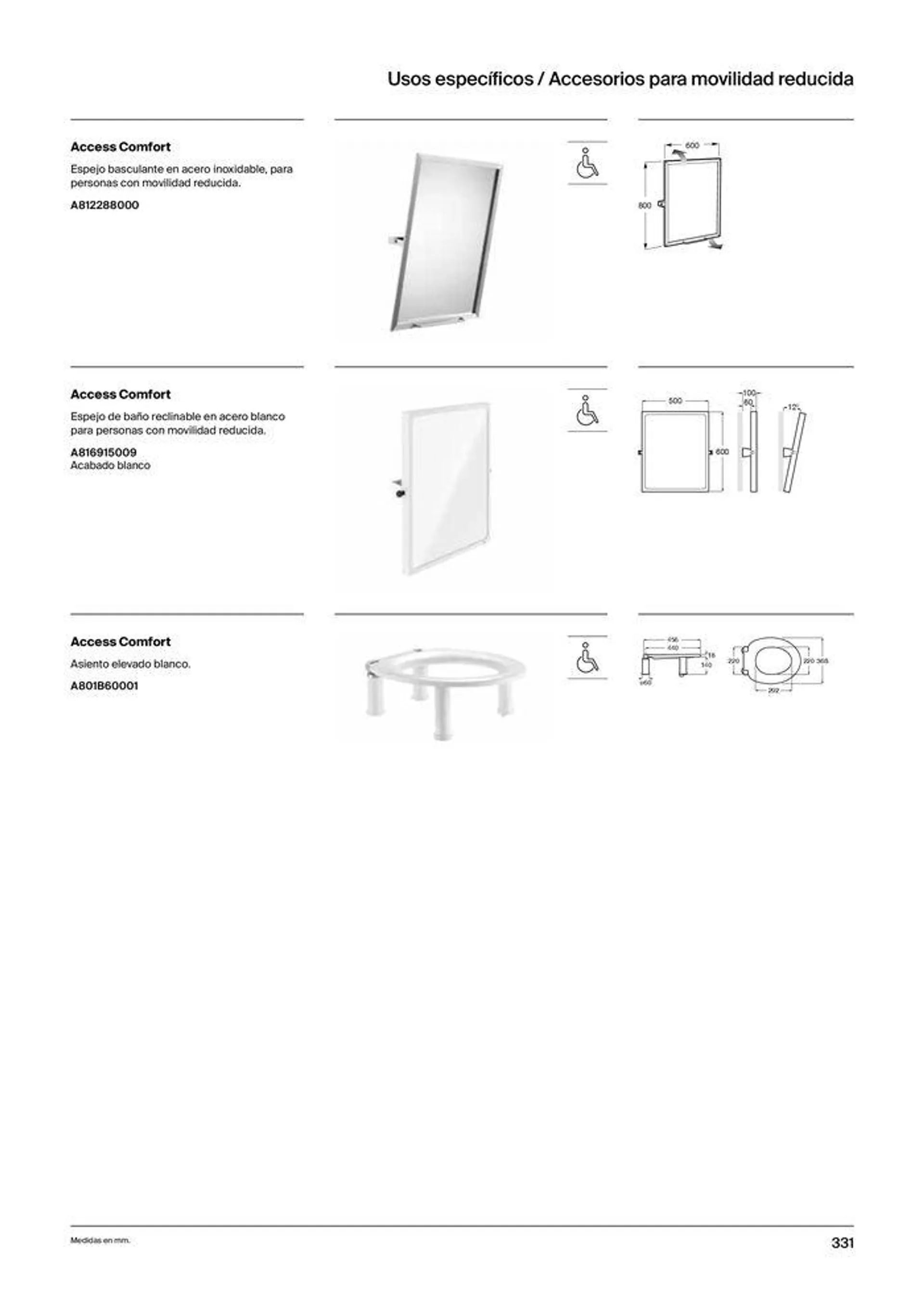 Catálogo de Colecciones de Baño, Muebles y Accesorios 19 de septiembre al 31 de diciembre 2024 - Página 333