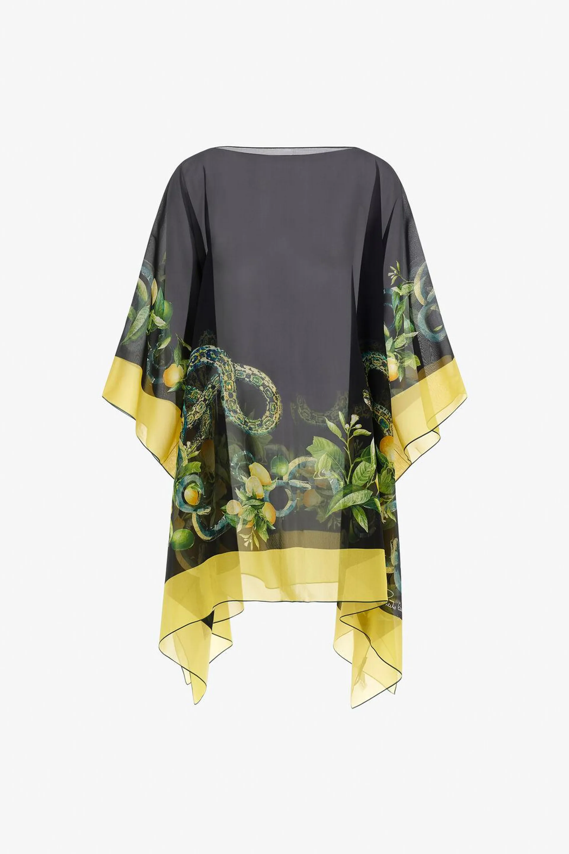 Roberto Cavalli kaftan with Lemon print