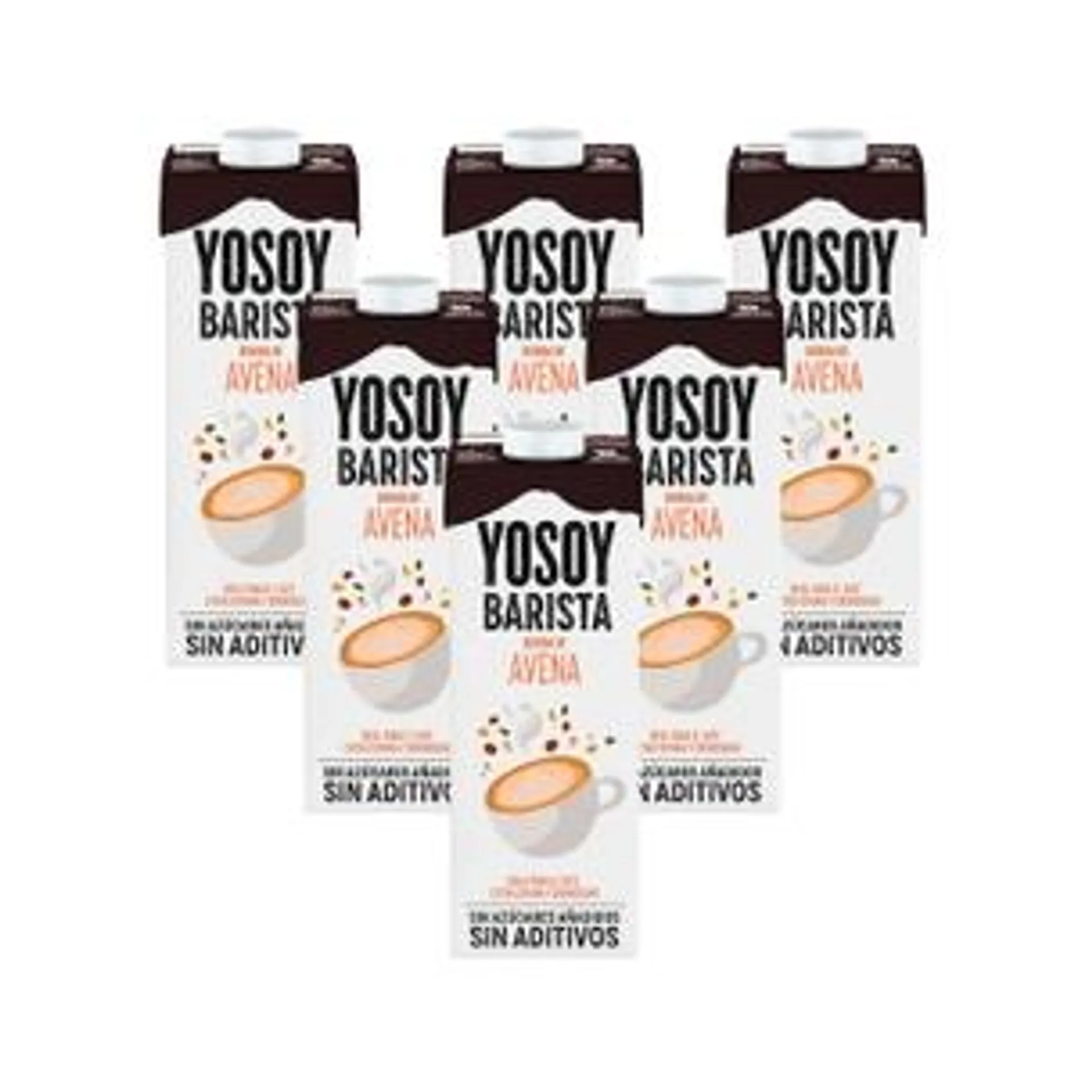 Pack 6 uds Bebida de Avena Barista Sin Gluten YOSOY 1L