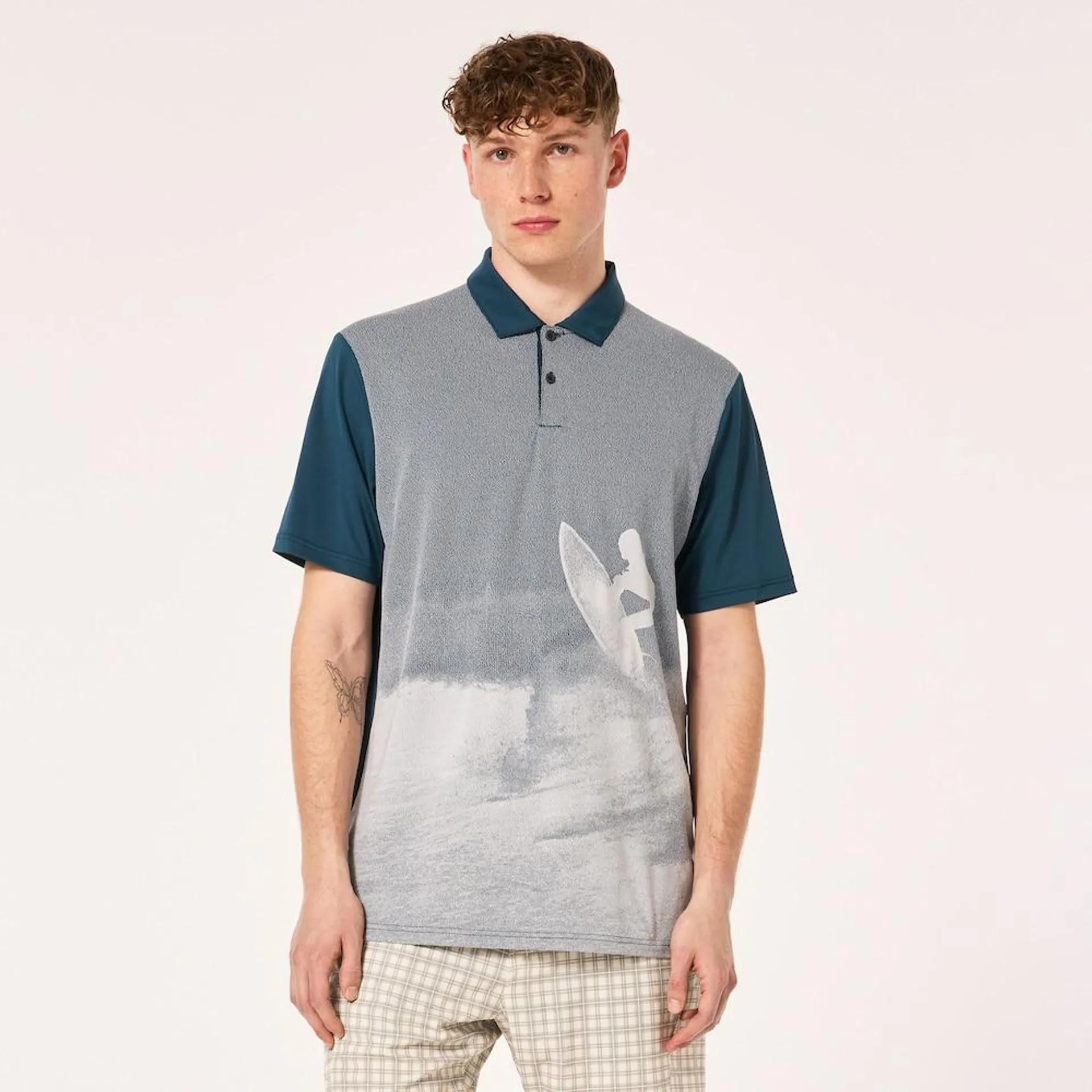 Jacquard Printed Polo