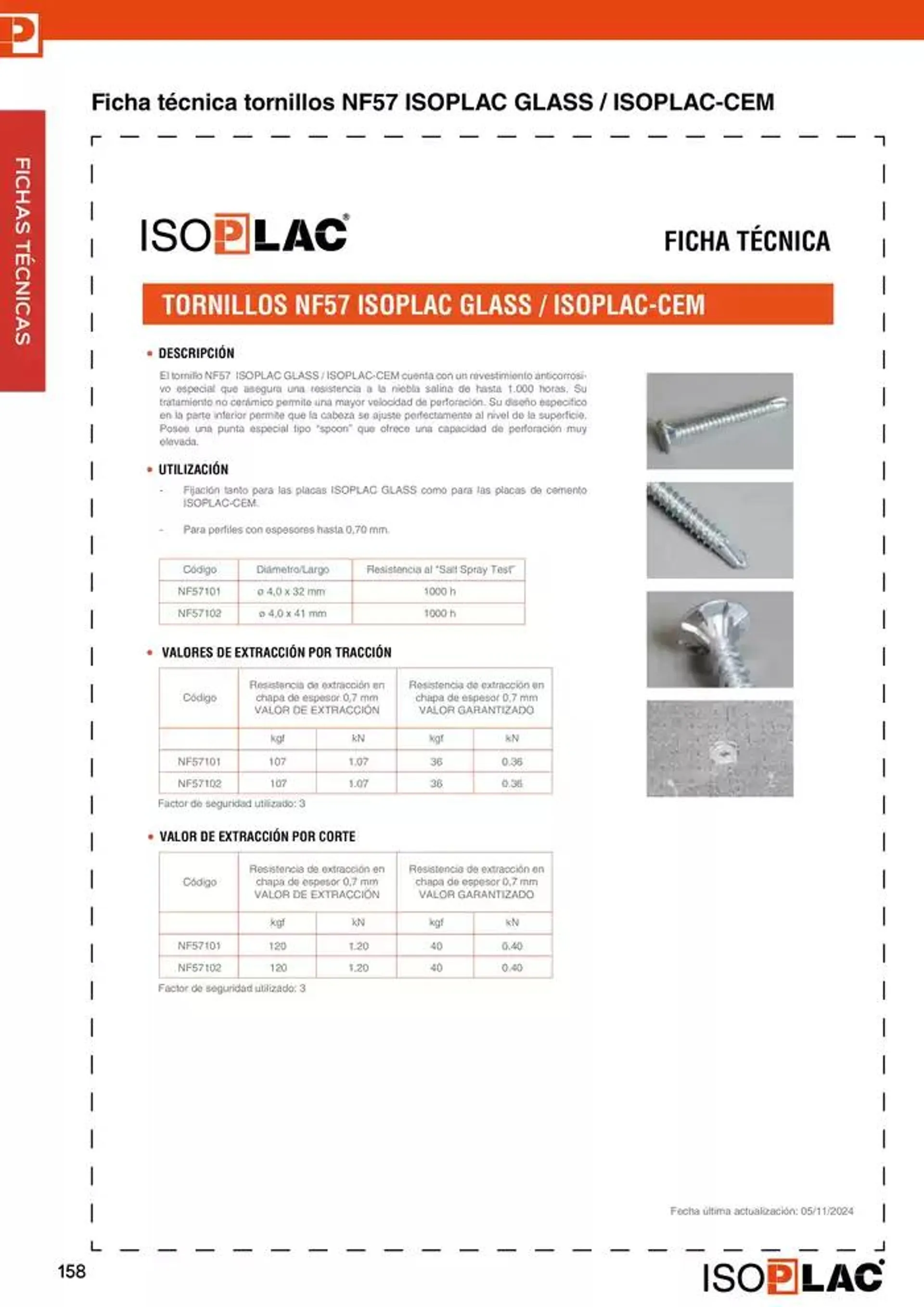 Catálogo de Manual Técnico Isoplac 15 de noviembre al 30 de noviembre 2024 - Página 158