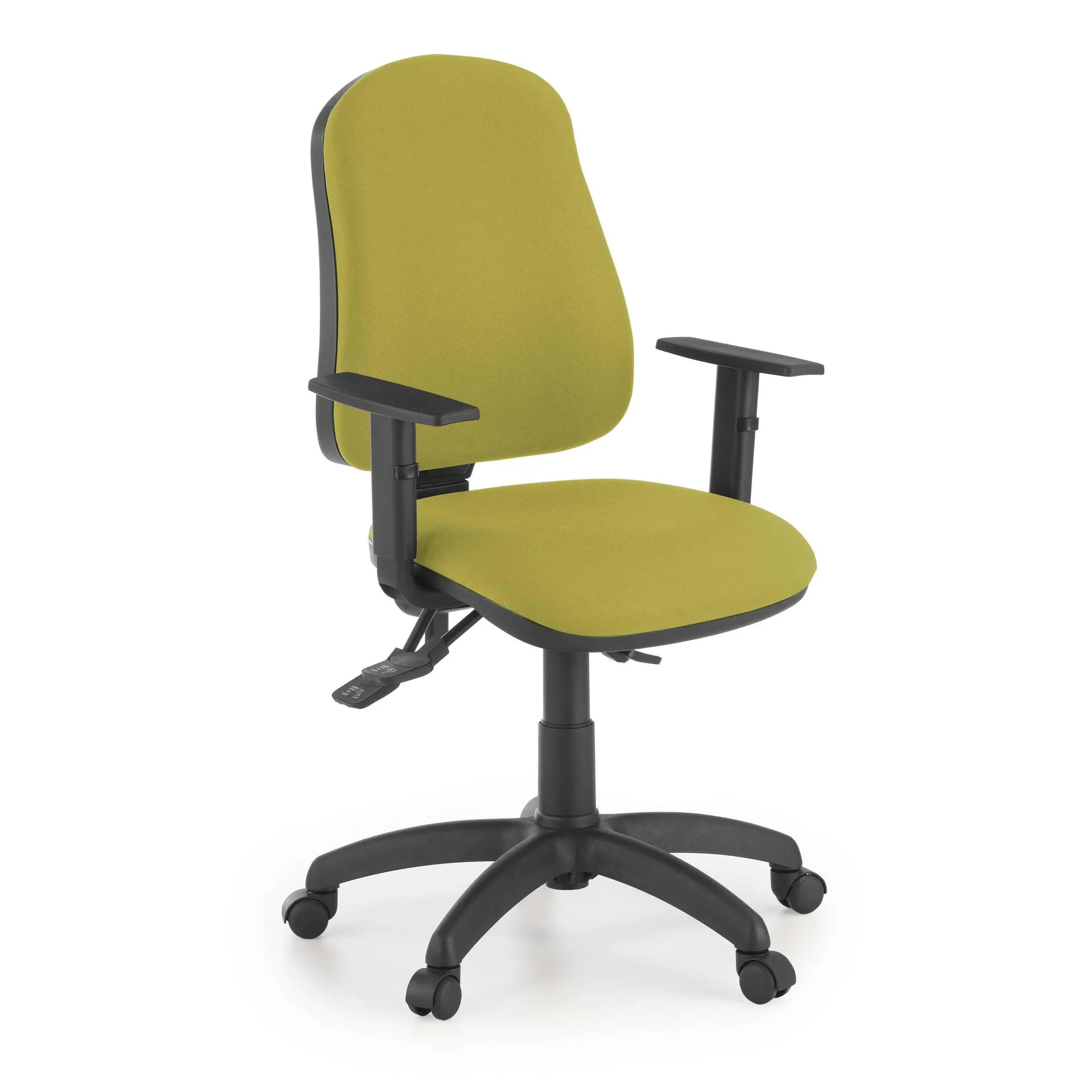 Silla de Oficina con brazos Shell, tapizado Bondai