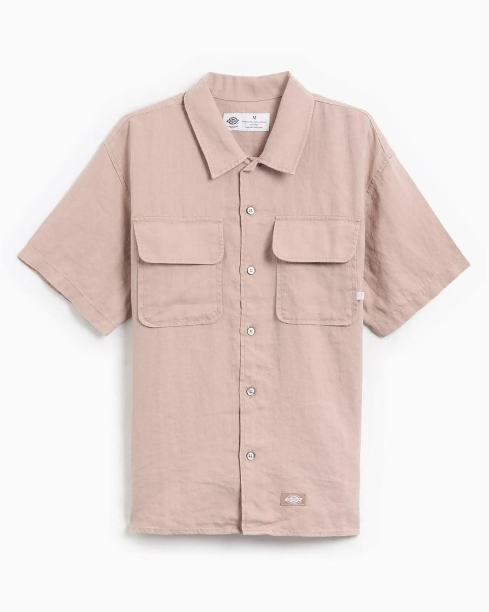 Dickies Men's Linen Short Sleeve Work Shirt