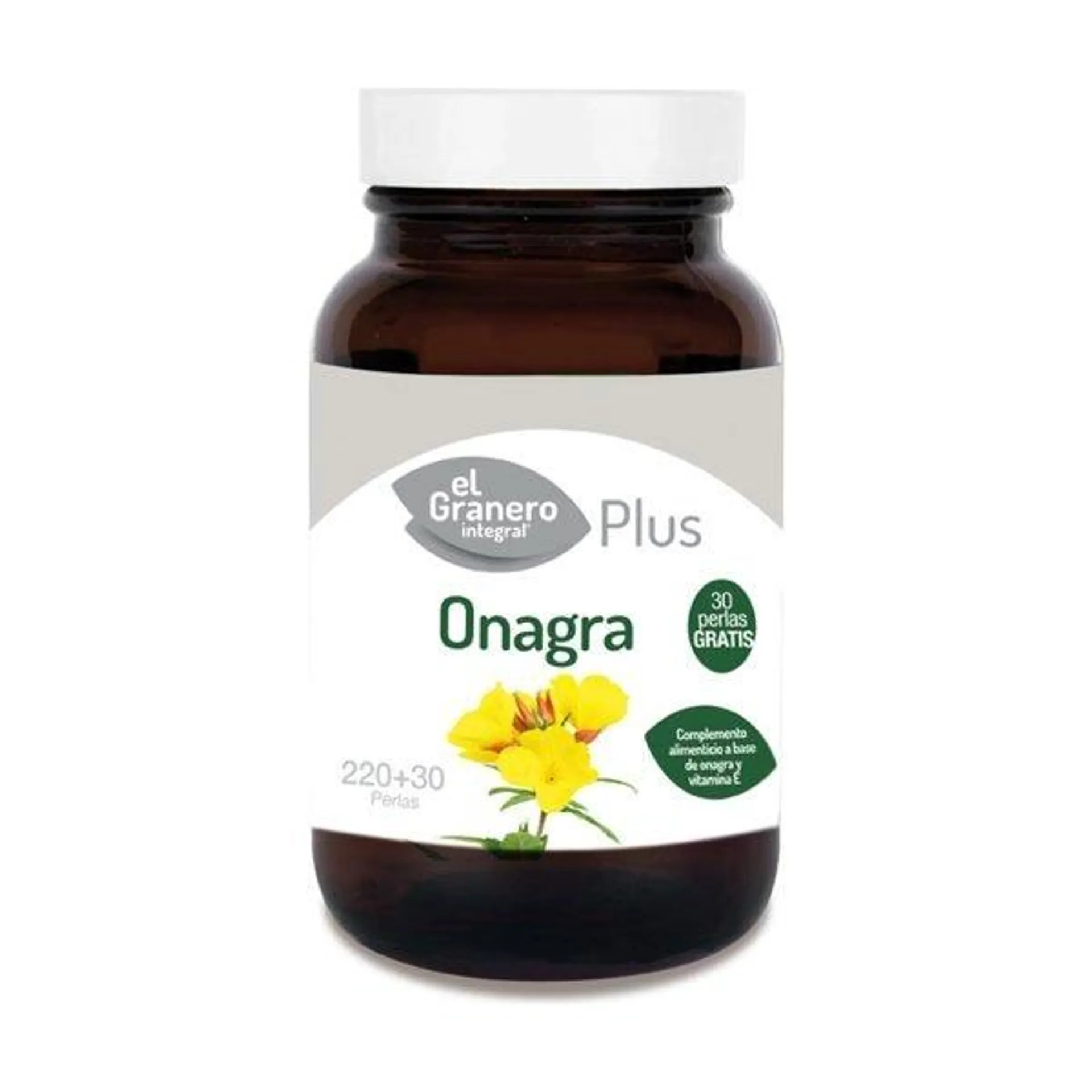 Aceite de Onagra (250 perlas)- El Granero Integral