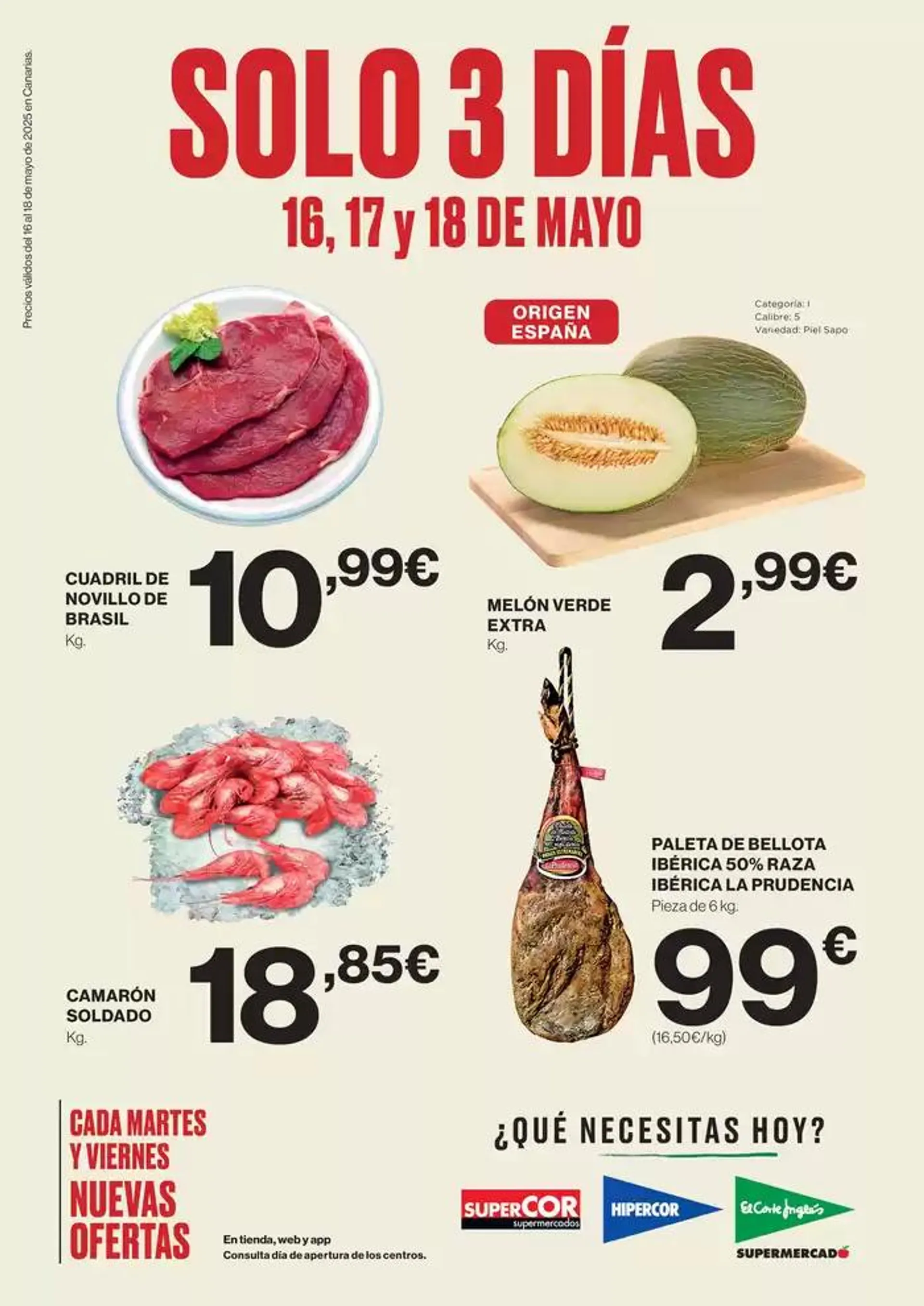 Precios válidos del 16 al 18 de mayo de 2025 en Canarias. - 1