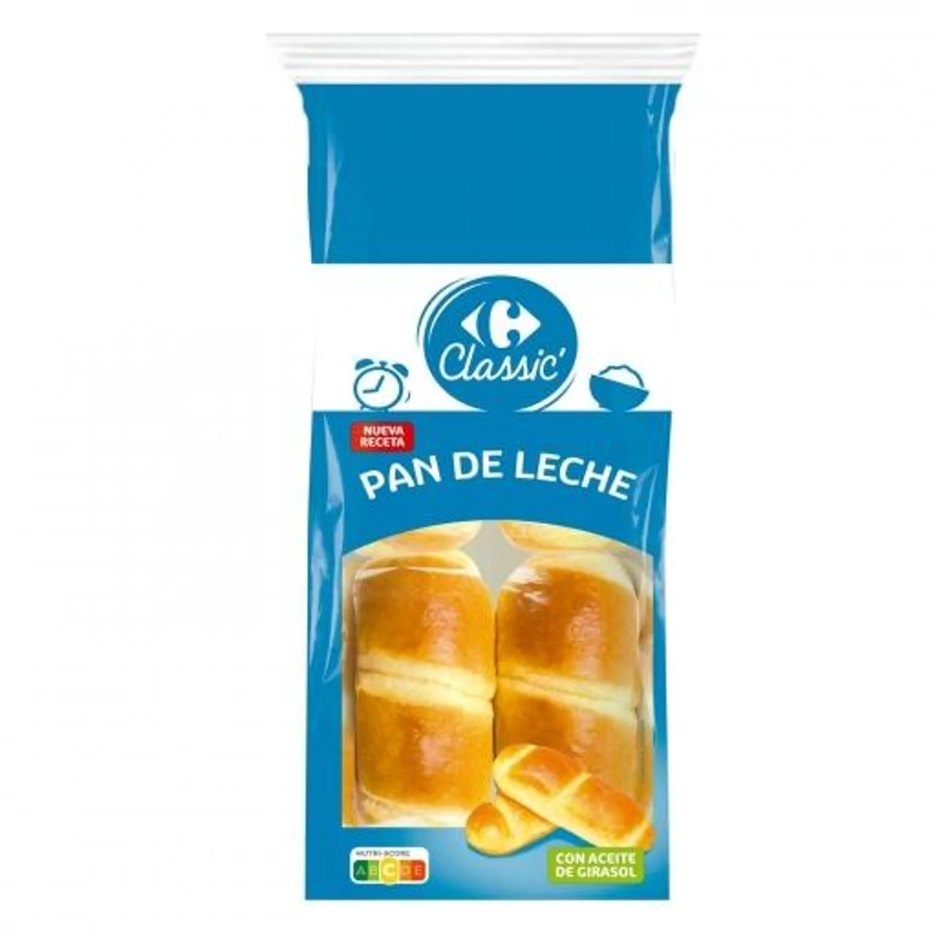 Pan de leche Carrefour Classic 350 g.