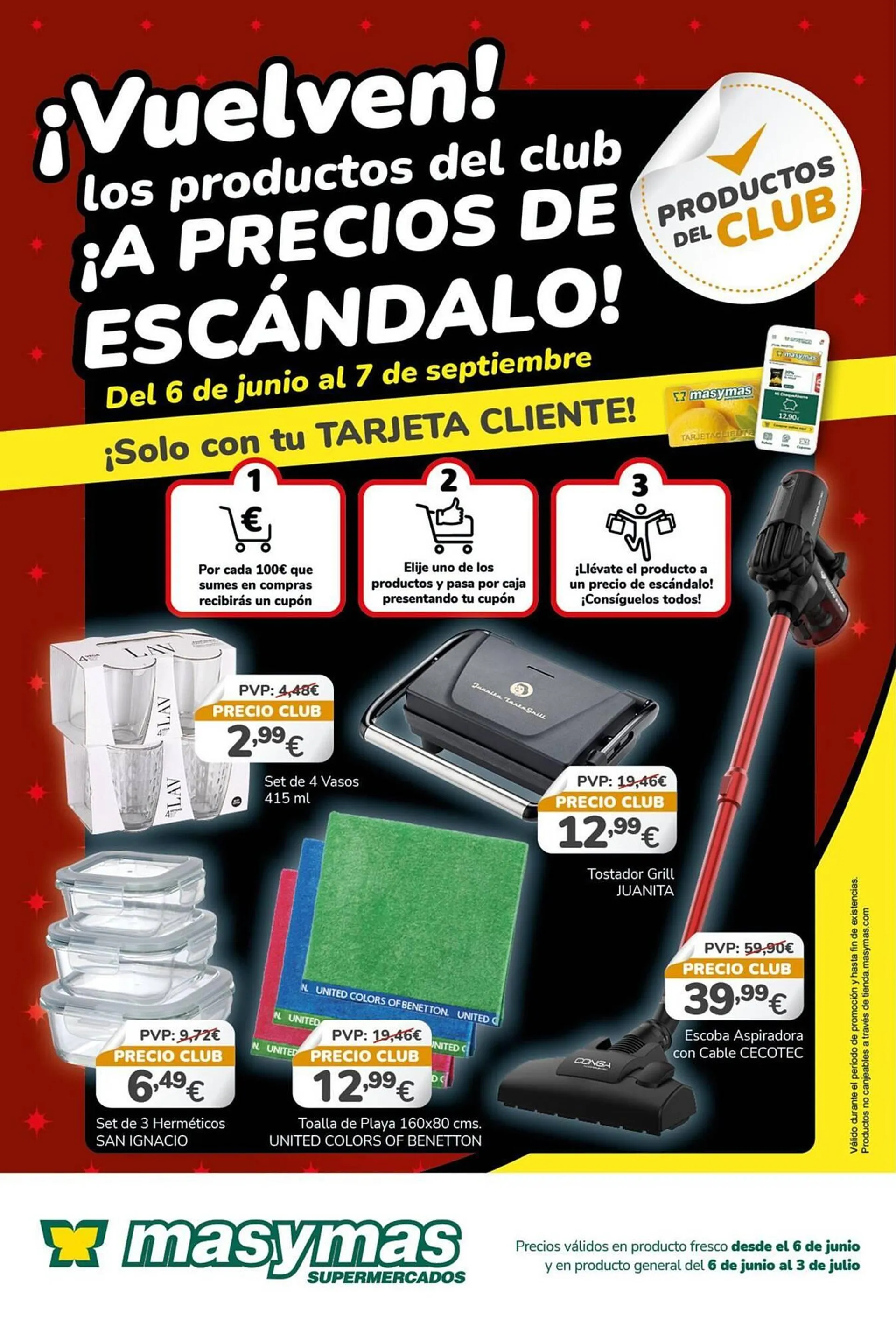 Catálogo de Folleto Masymas 6 de junio al 7 de septiembre 2025 - Página 1