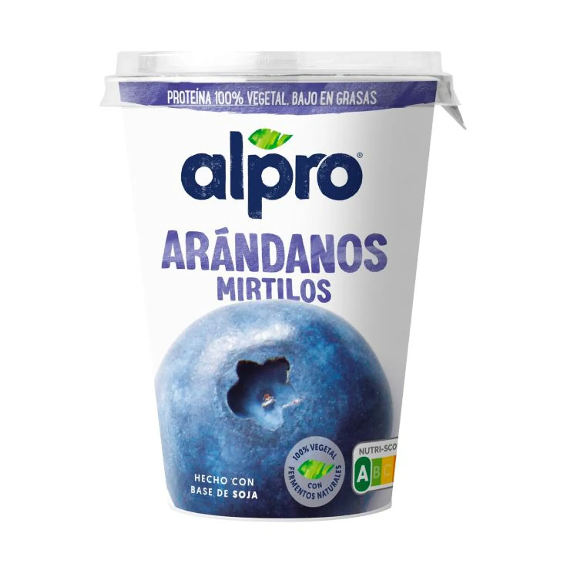 postre soja arándanos, 400g