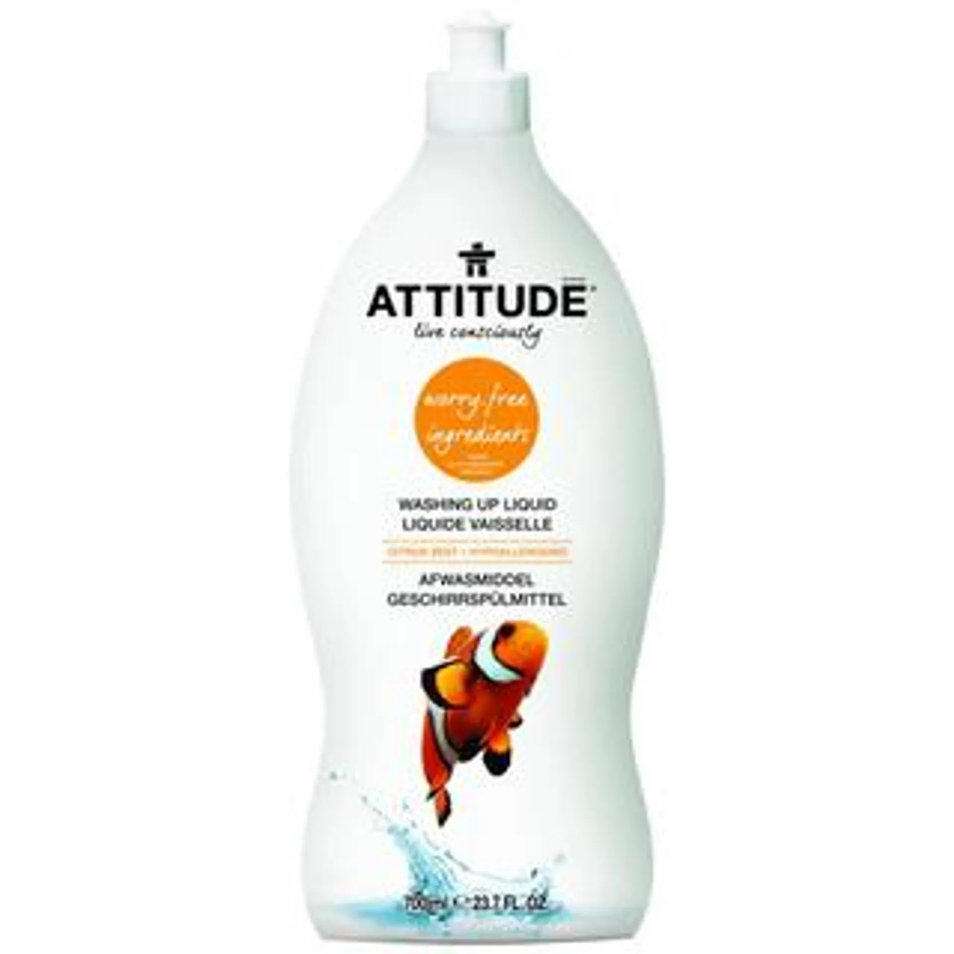 Detergente líquido Cítricos Eco Attitude 700 ml