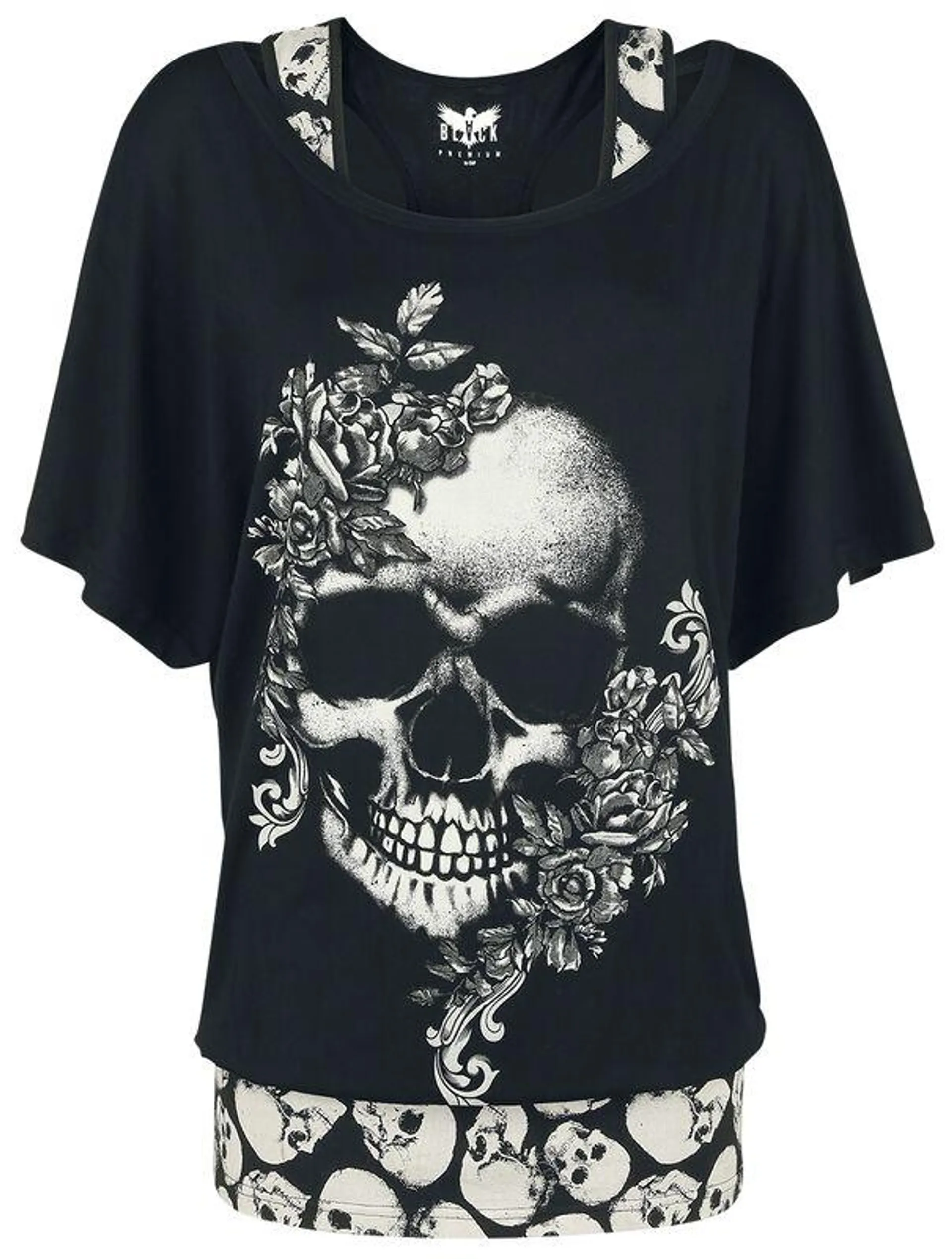 Camiseta Negro de Black Premium by EMP