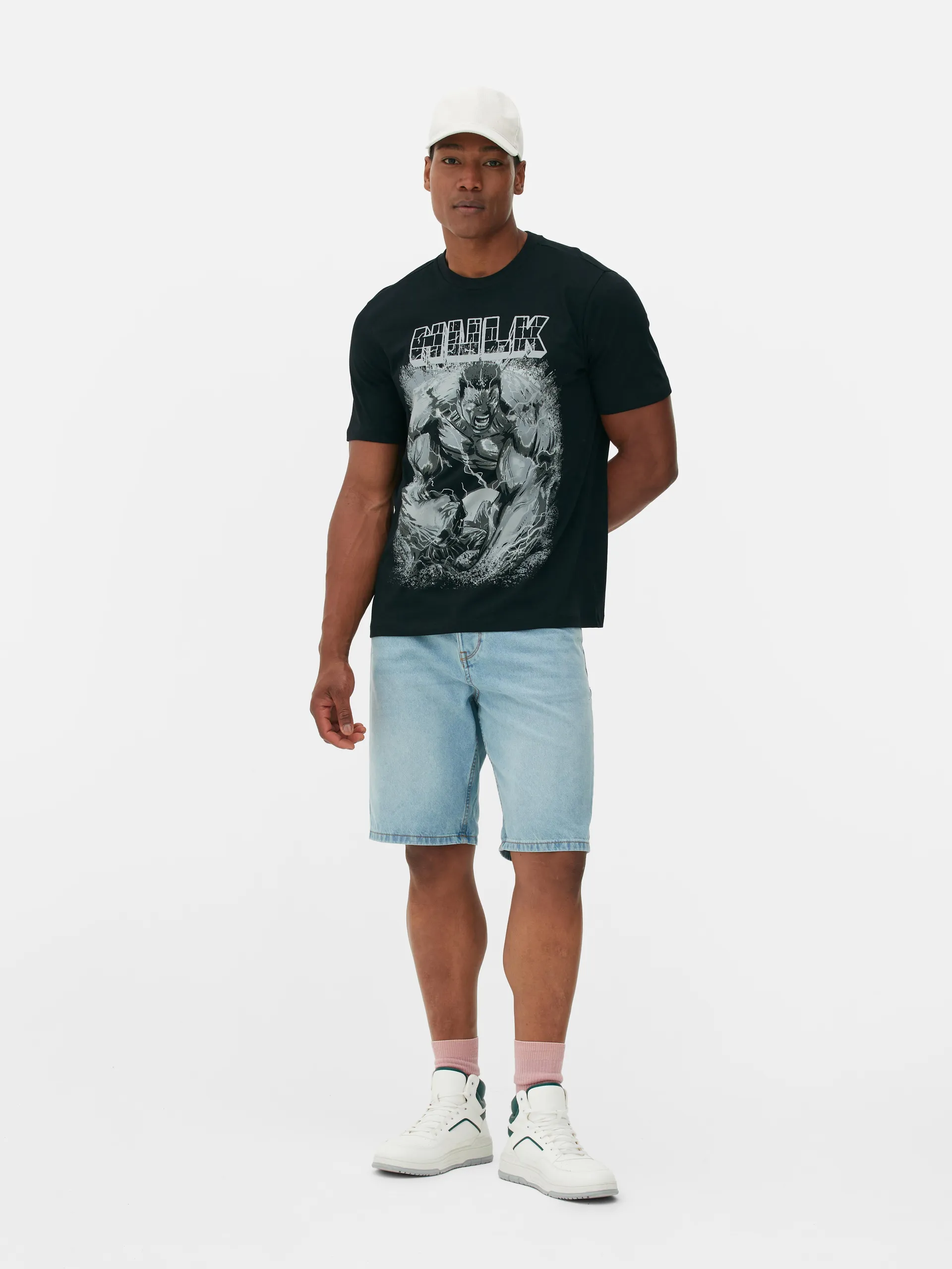 Camiseta de manga corta de Hulk de Marvel