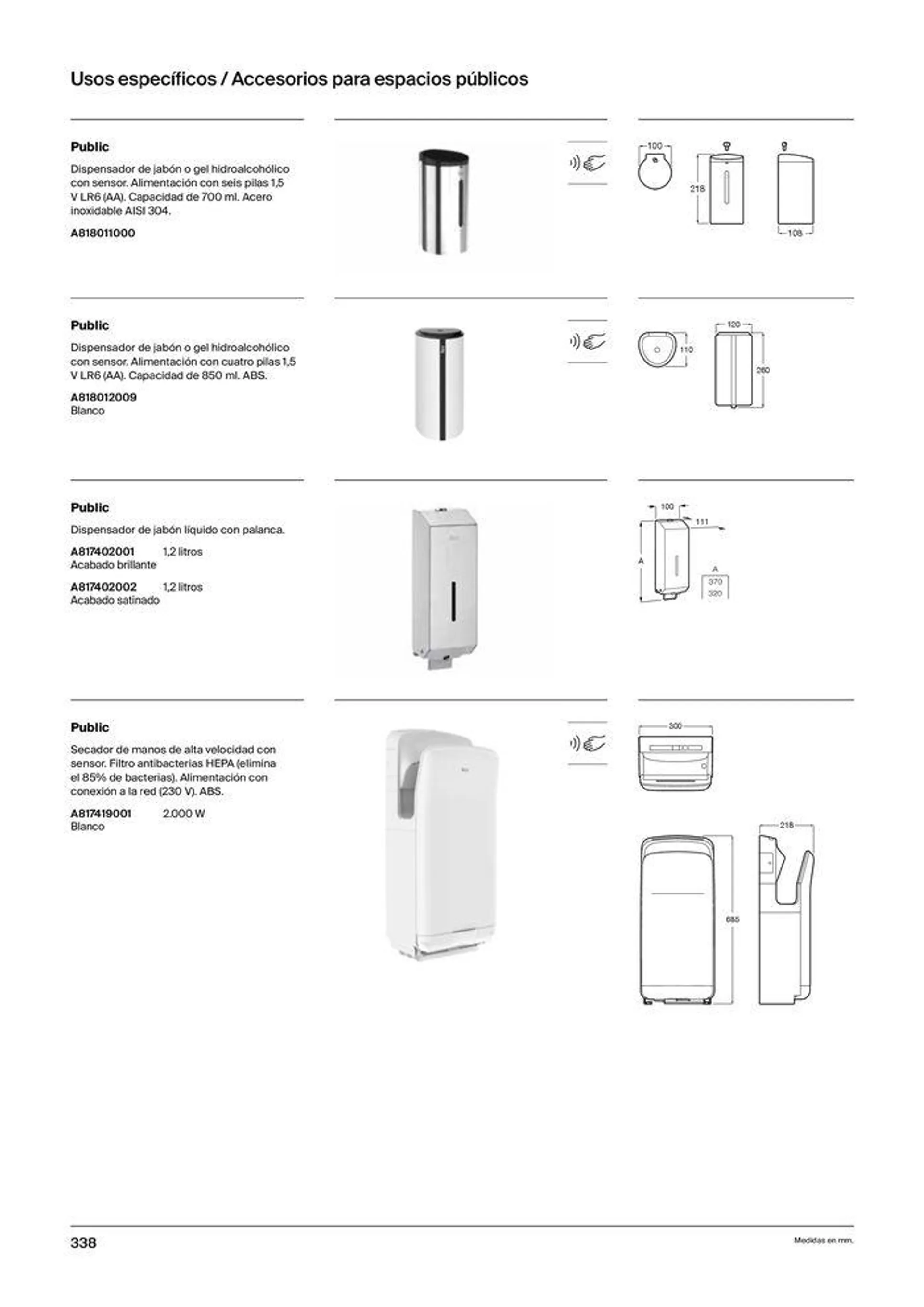 Catálogo de Colecciones de Baño, Muebles y Accesorios 19 de septiembre al 31 de diciembre 2024 - Página 340