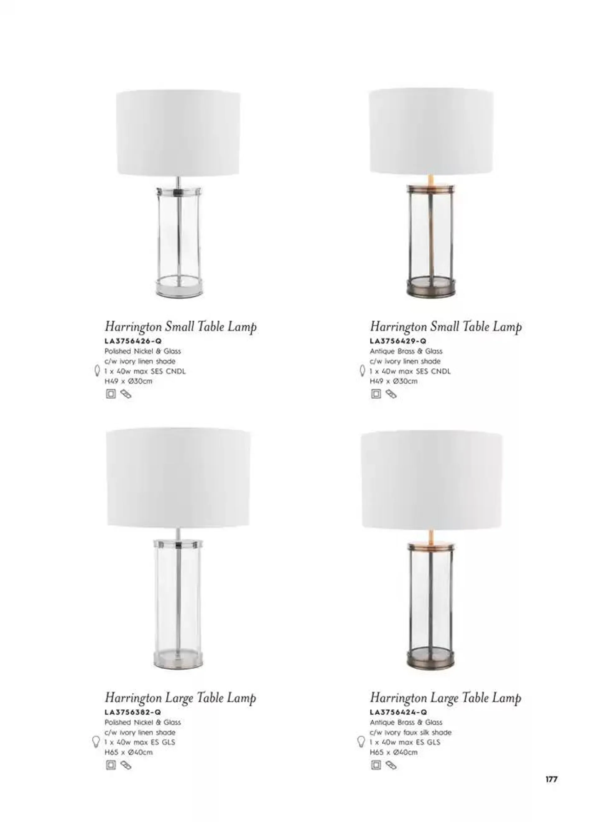 Catálogo de Lighting & Mirror Collection 12 de marzo al 31 de agosto 2025 - Página 179