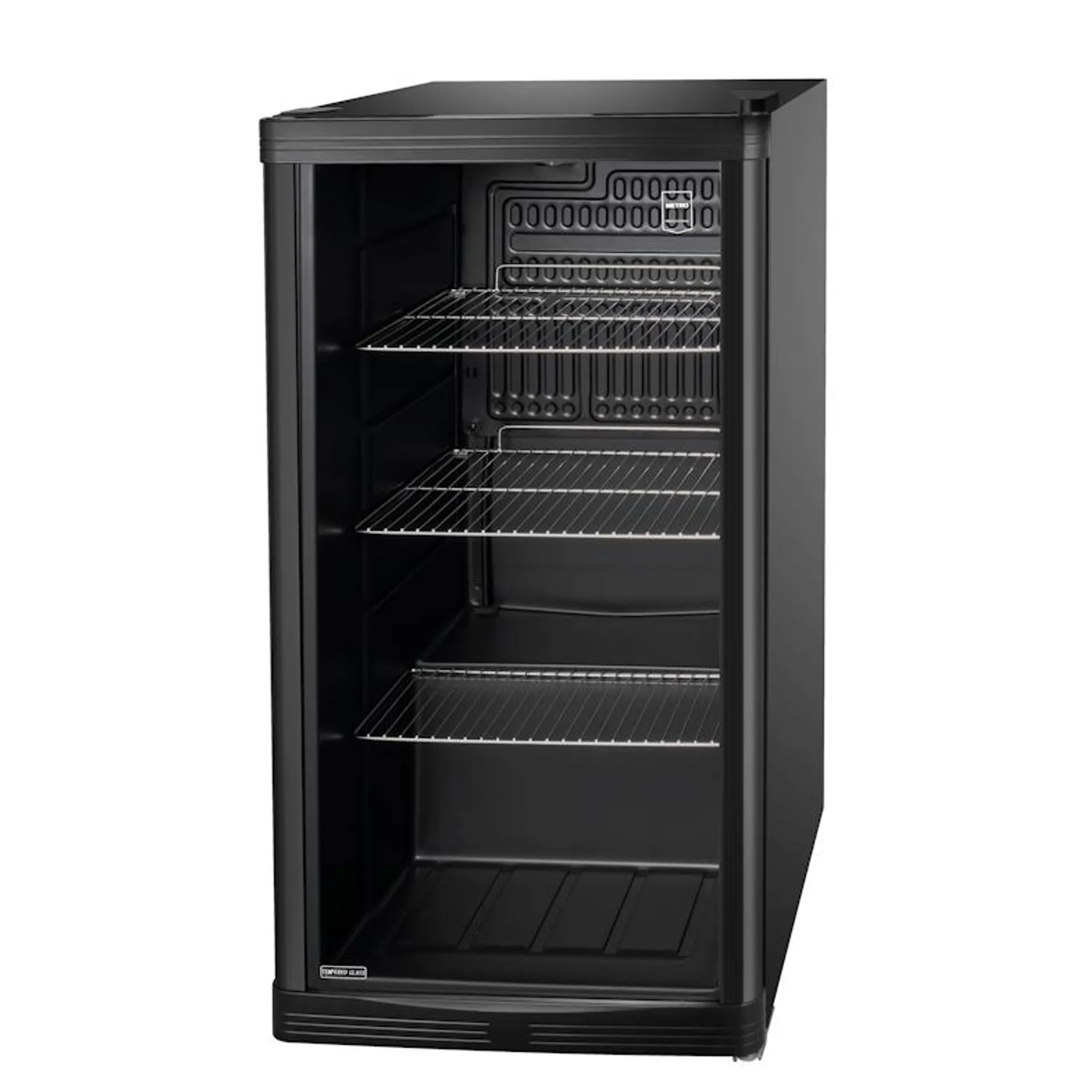 METRO Professional Getränkekühlschrank GPC1088, 43 x 49 x 83 cm, 88 L, schwarz