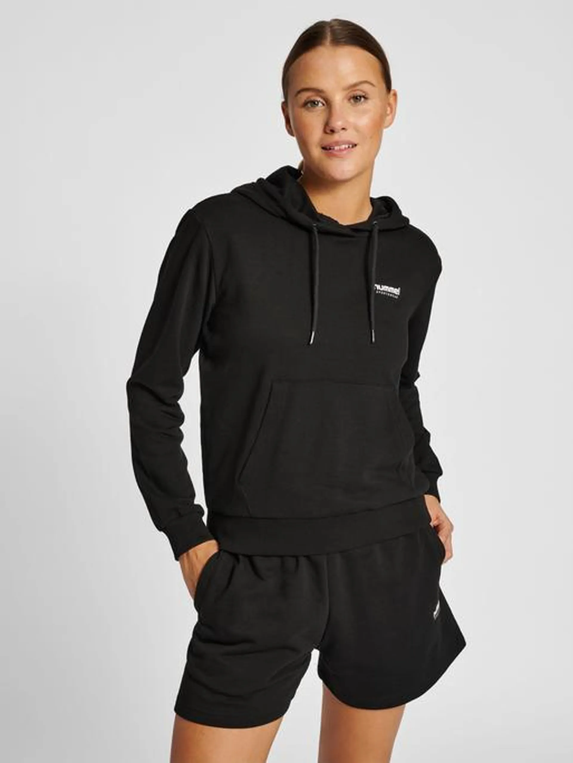 Sporty soft-touch hoodie