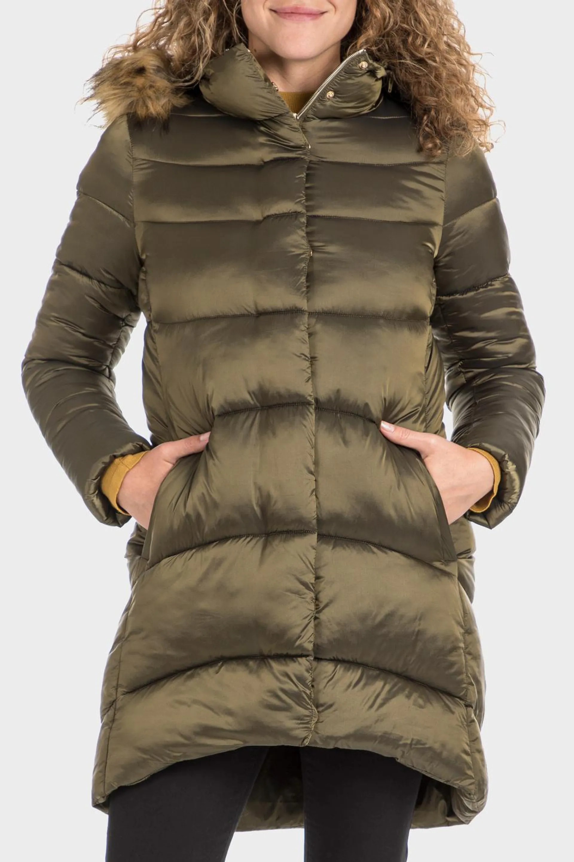 Parka longue verte