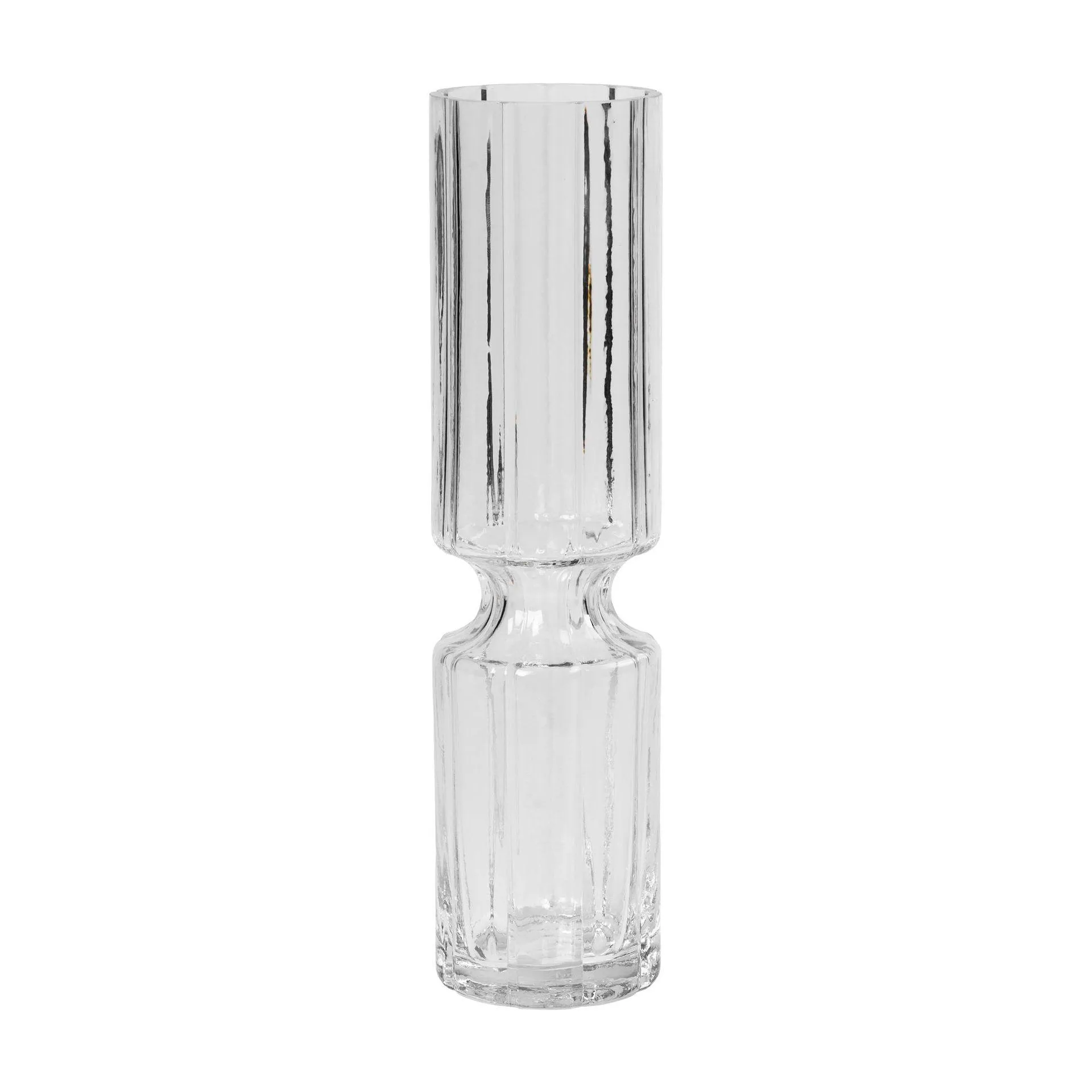 Hyacint glass vase 31.7 cm clear