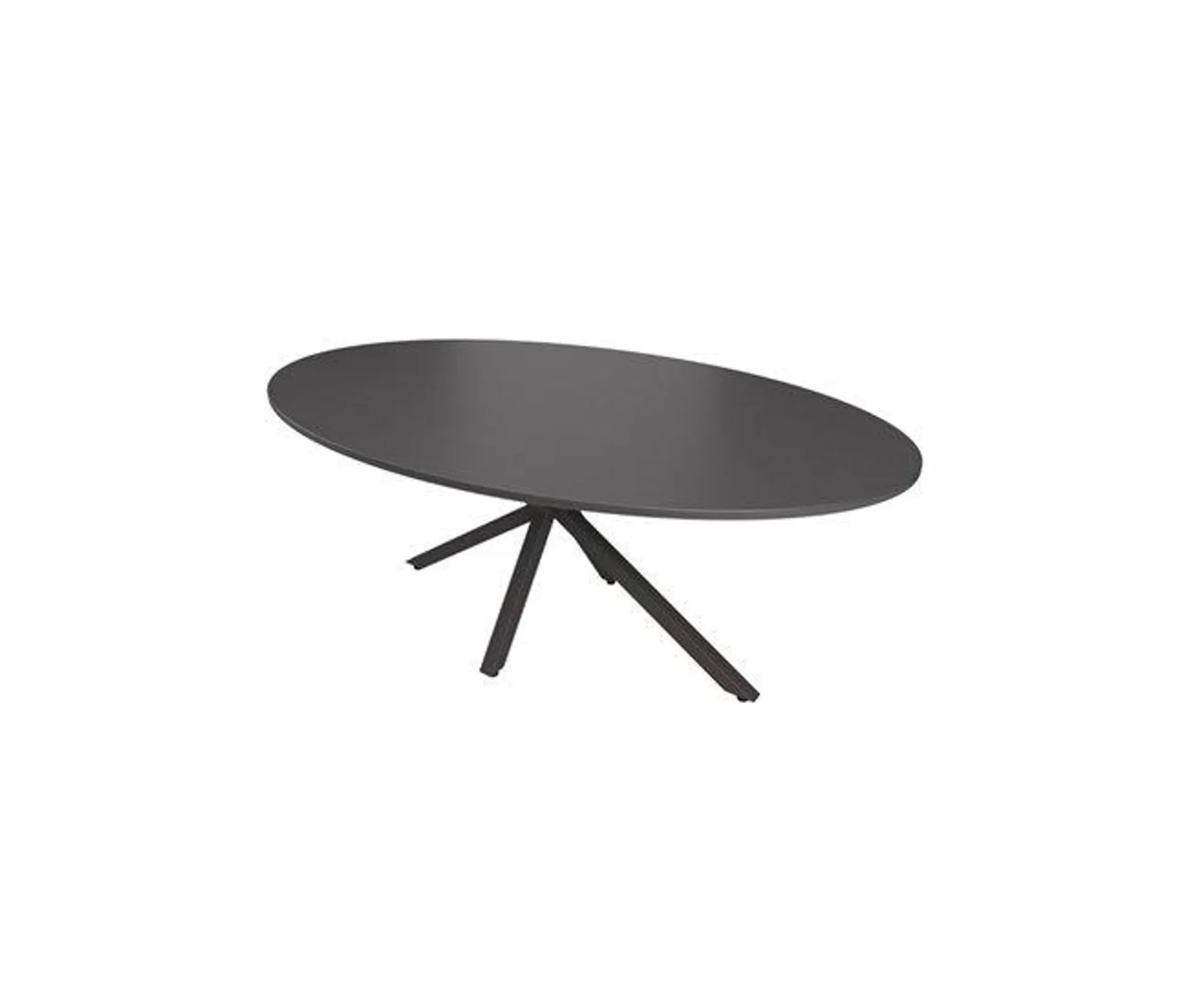 Mesa de comedor oval color negro EMILY