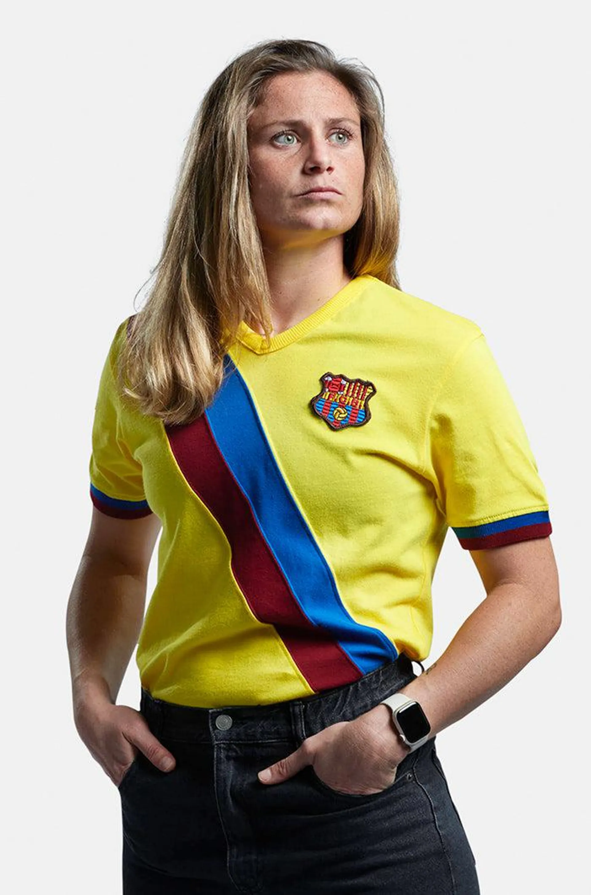 Camiseta 2ª Equipación Johan Cruyff FC Barcelona 1974-75