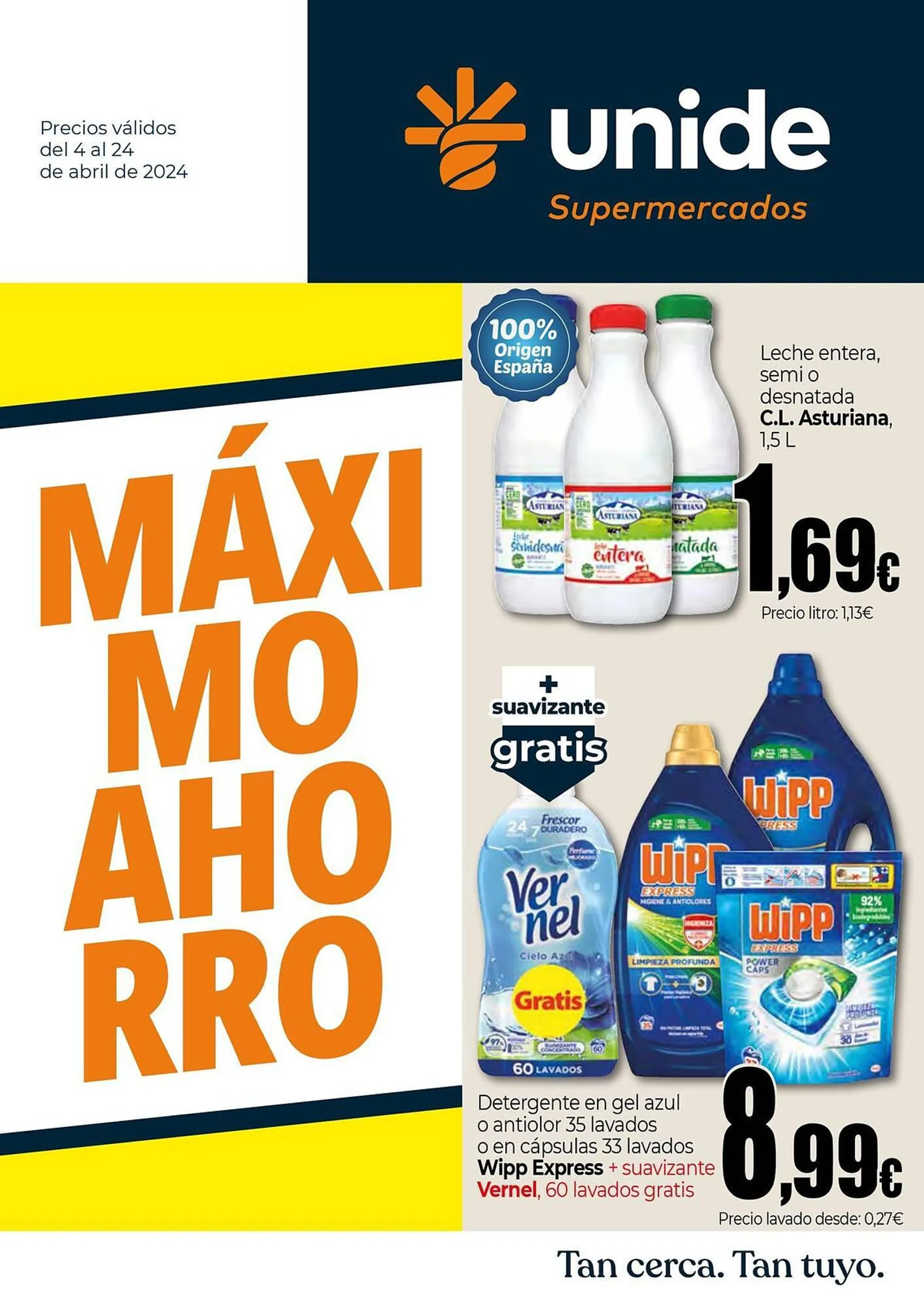 Catálogo de Folleto Unide Supermercados 4 de abril al 24 de abril 2024 - Página 