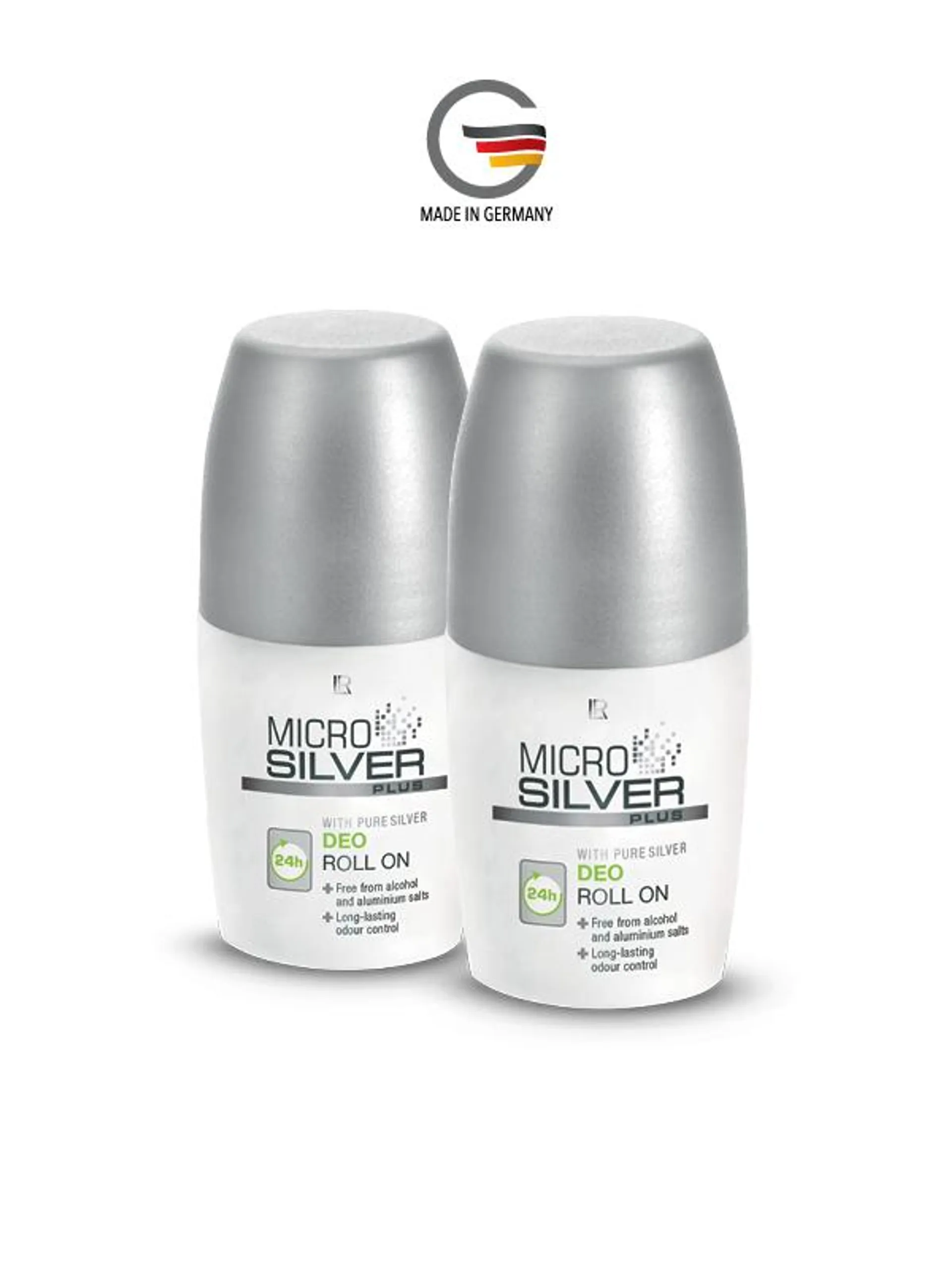 Microsilver Plus Set de 2 Desodorante Roll-on