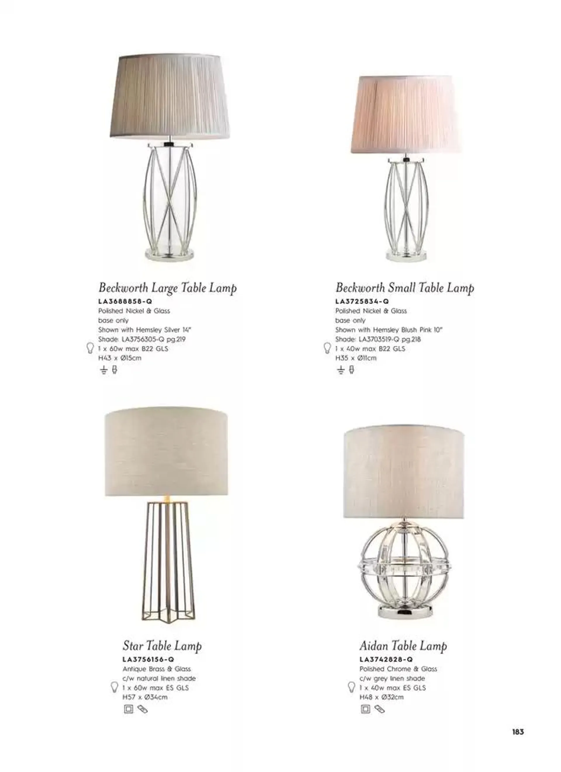 Catálogo de Lighting & Mirror Collection 12 de marzo al 31 de agosto 2025 - Página 185