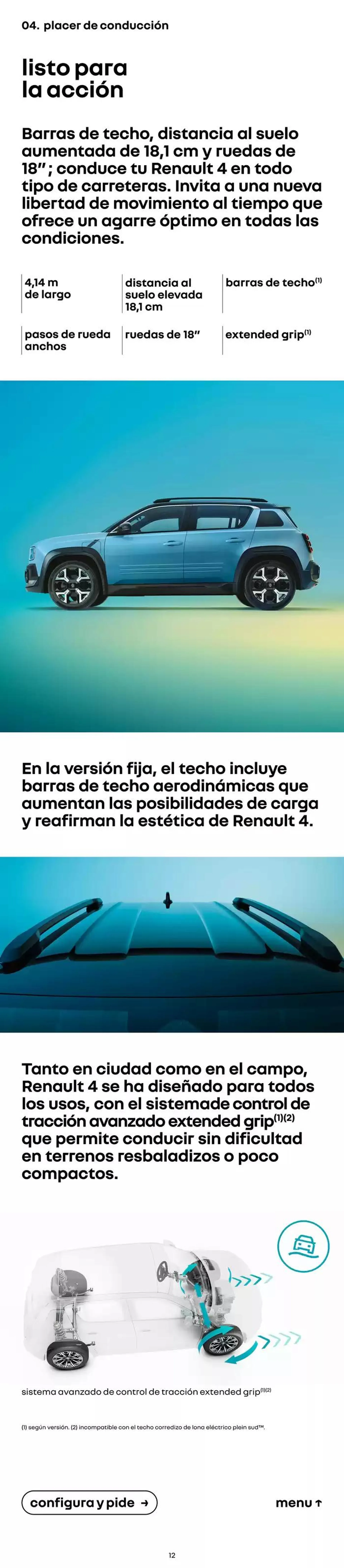Catálogo de Renault 4 E-Tech Eléctrico 15 de mayo al 15 de mayo 2026 - Página 12