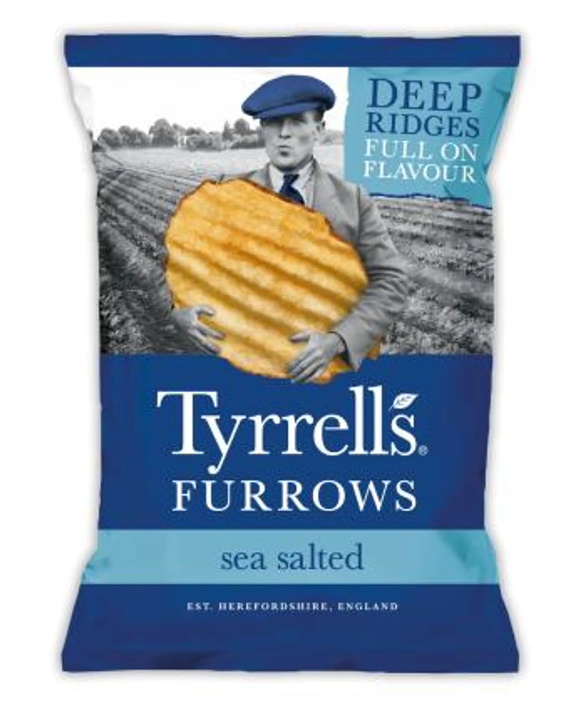 Furrows Sea Salted 150 gr. Tyrrell's