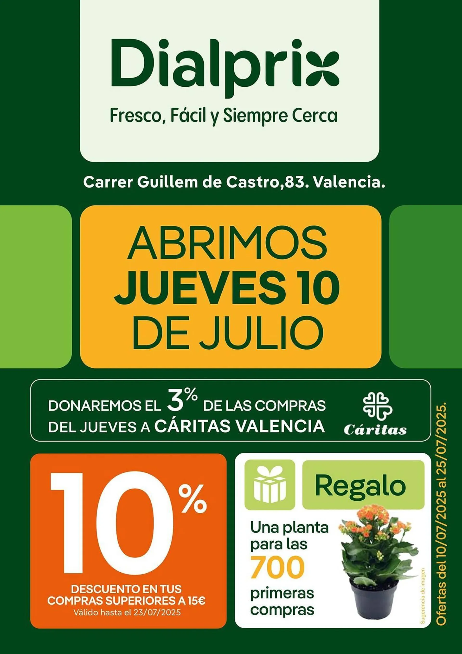 Catálogo de Folleto Dialprix 10 de julio al 25 de julio 2025 - Página 1