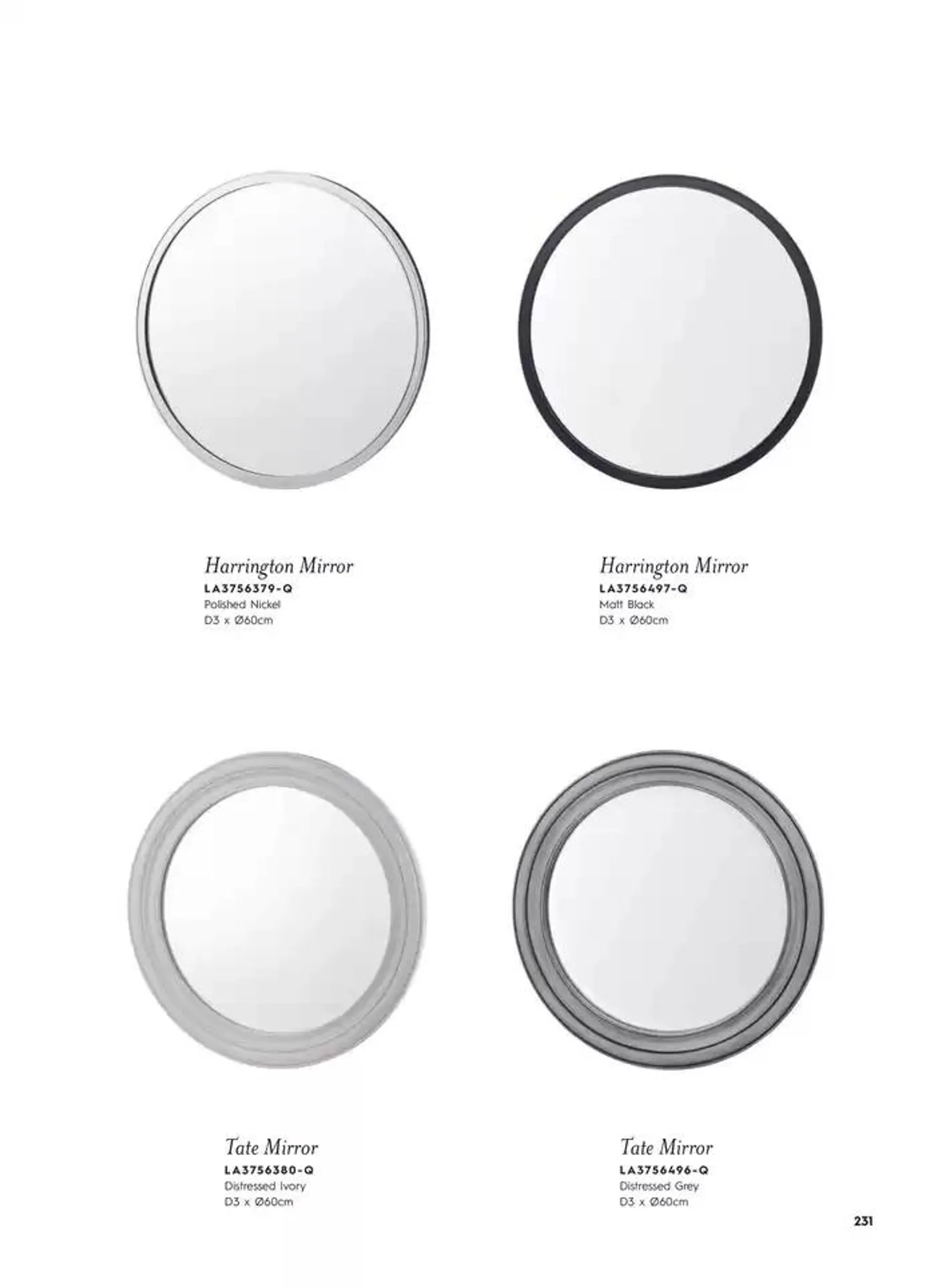 Catálogo de Lighting & Mirror Collection 12 de marzo al 31 de agosto 2025 - Página 233