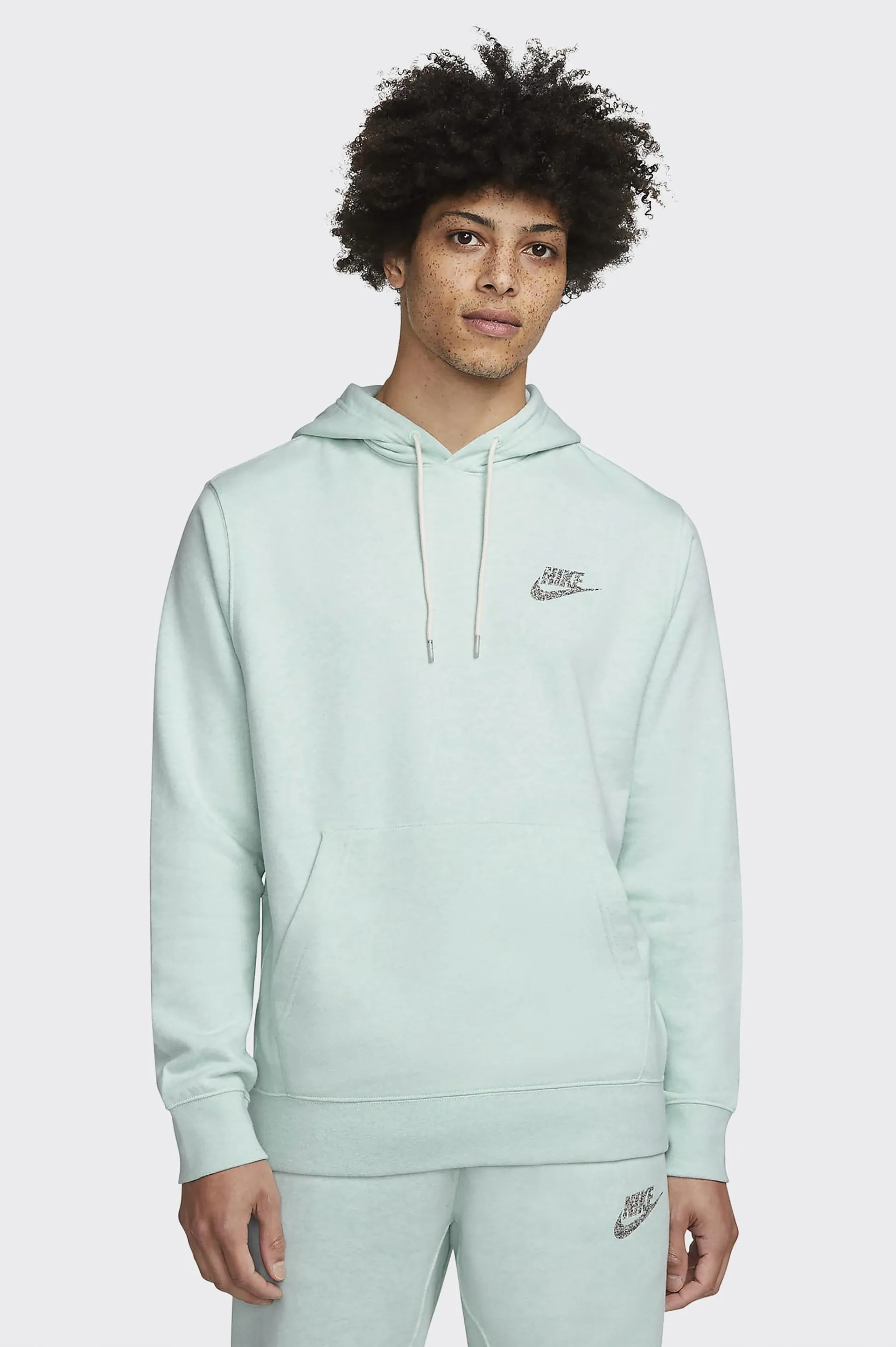 SUDADERA NIKE SPORTSWEAR REVIVAL MENS FLEEC AQUA HOMBRE