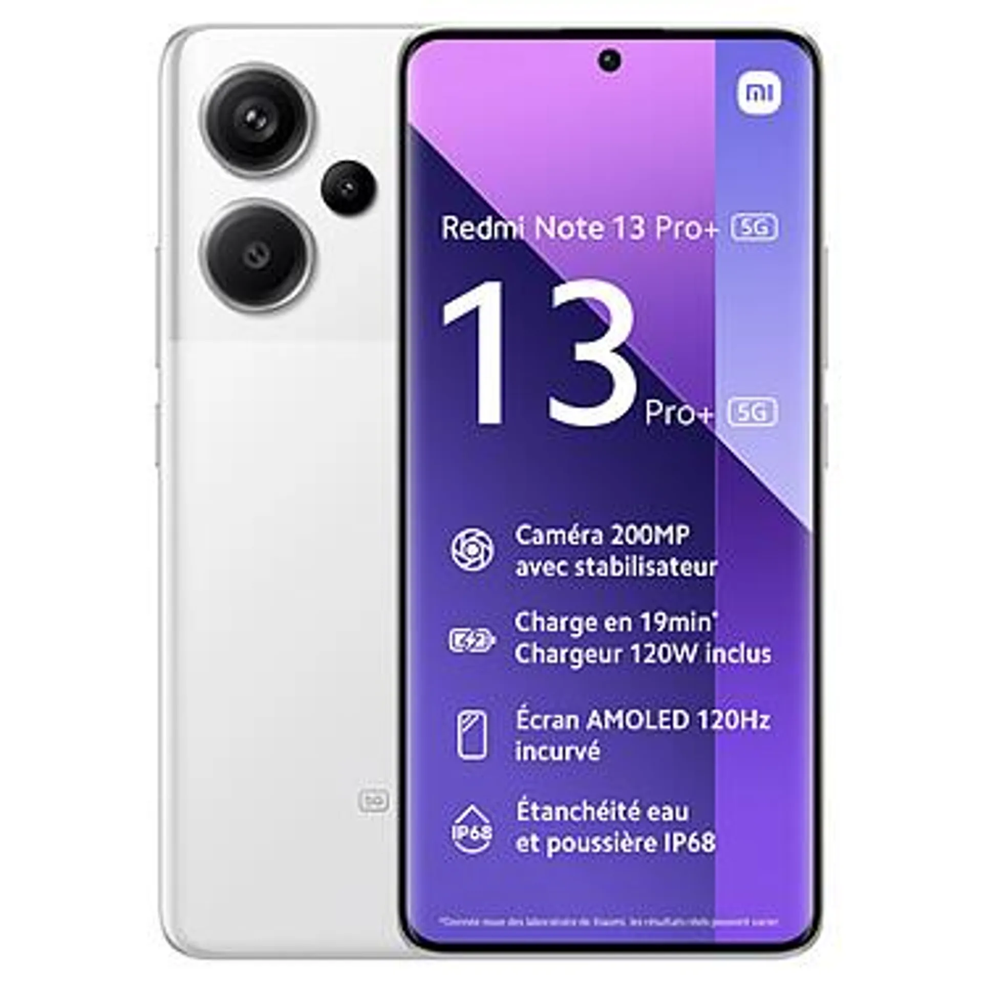 Xiaomi Redmi Note 13 Pro+ 5G Blanco (12GB / 512GB).