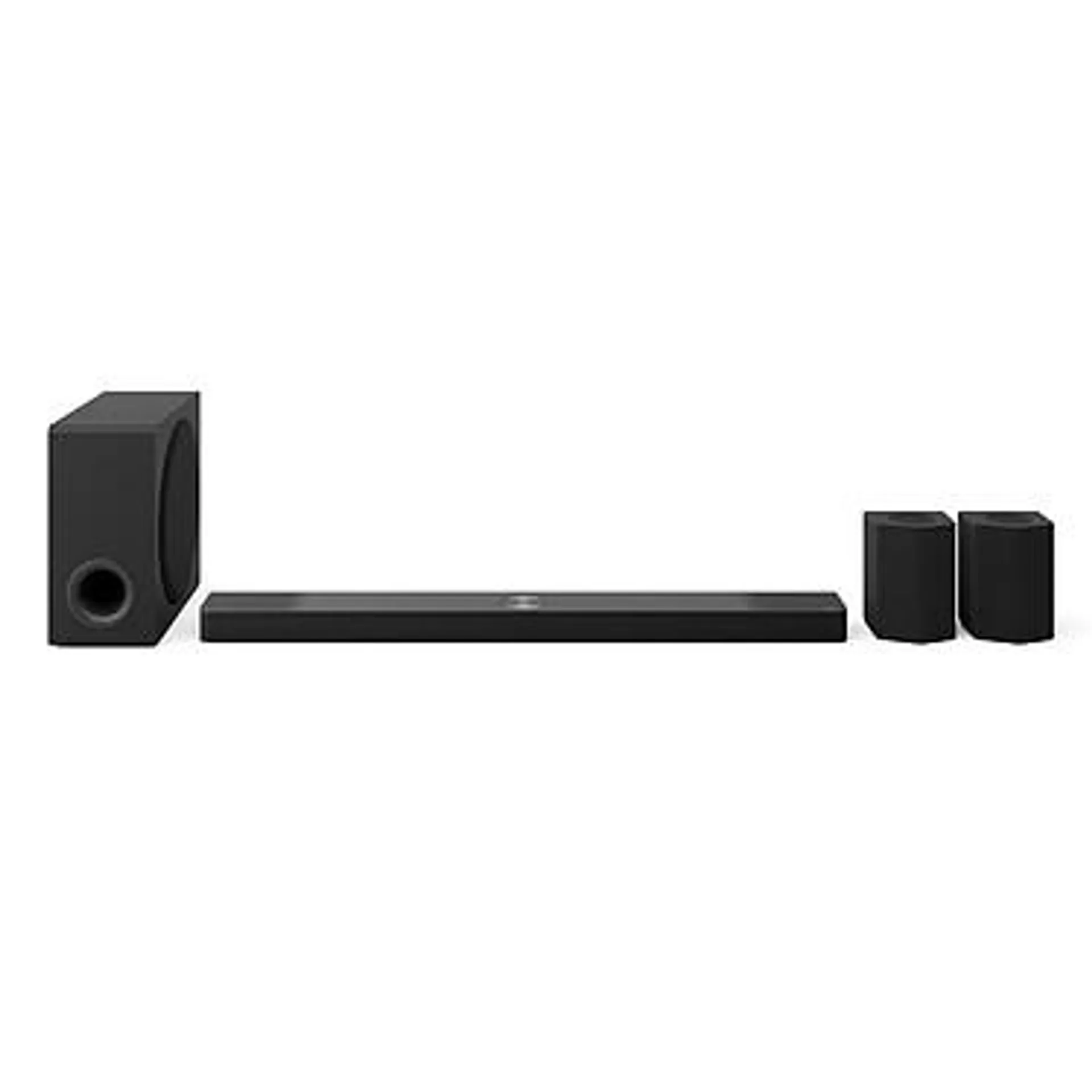 Barra de sonido 9.1.5 810 W - Dolby Atmos/DTS:X - Sinergia WOW - Audio de alta resolución - IMAX mejorado - Wi-Fi/Bluetooth/AirPlay 2 - Chromecast - HDMI 2.1 eARC - 4K/HDR Pass-through - Subwoofer inalámbrico - Altavoces envolventes inalámbricos.