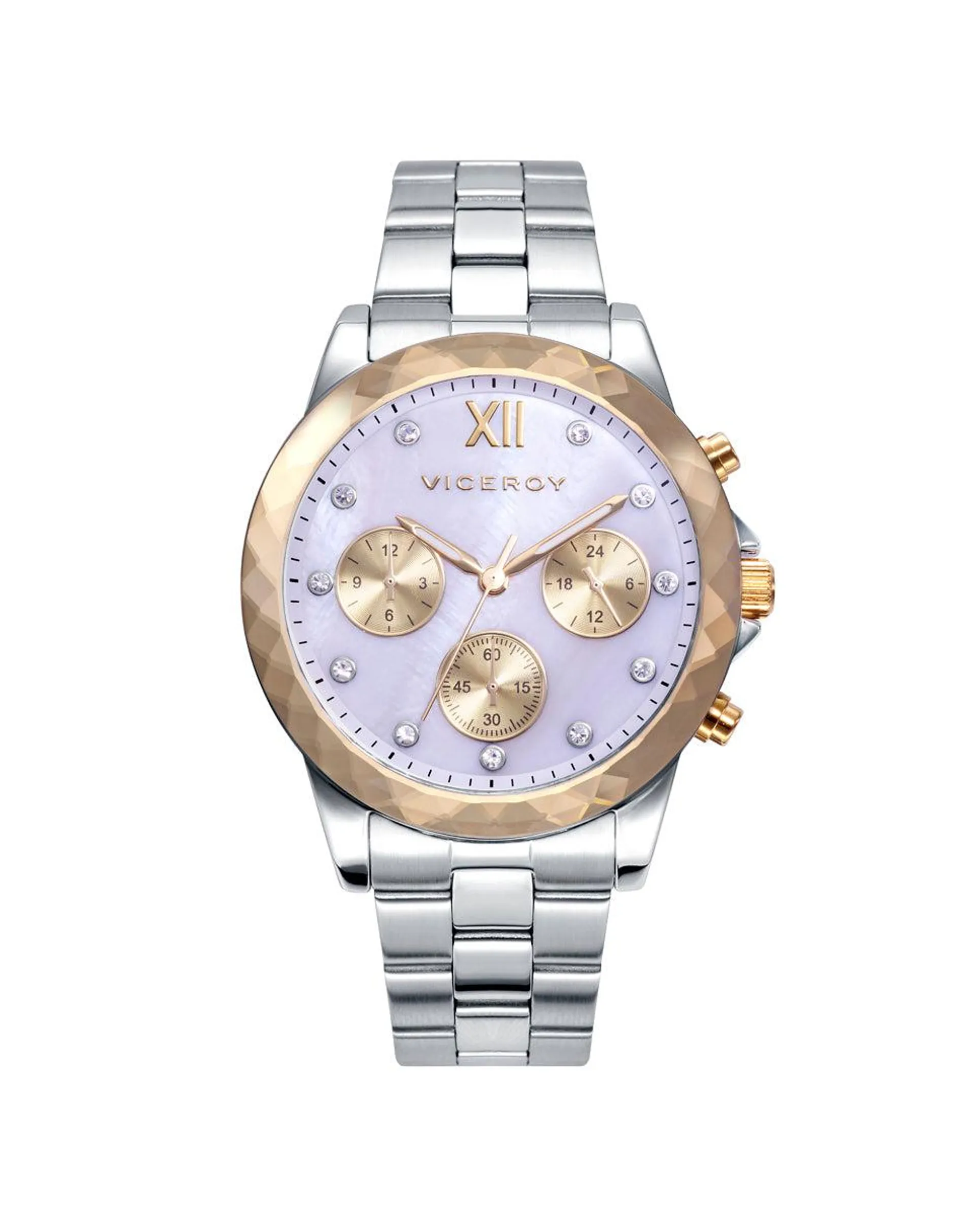 Reloj de mujer Chic con caja y brazalete de acero