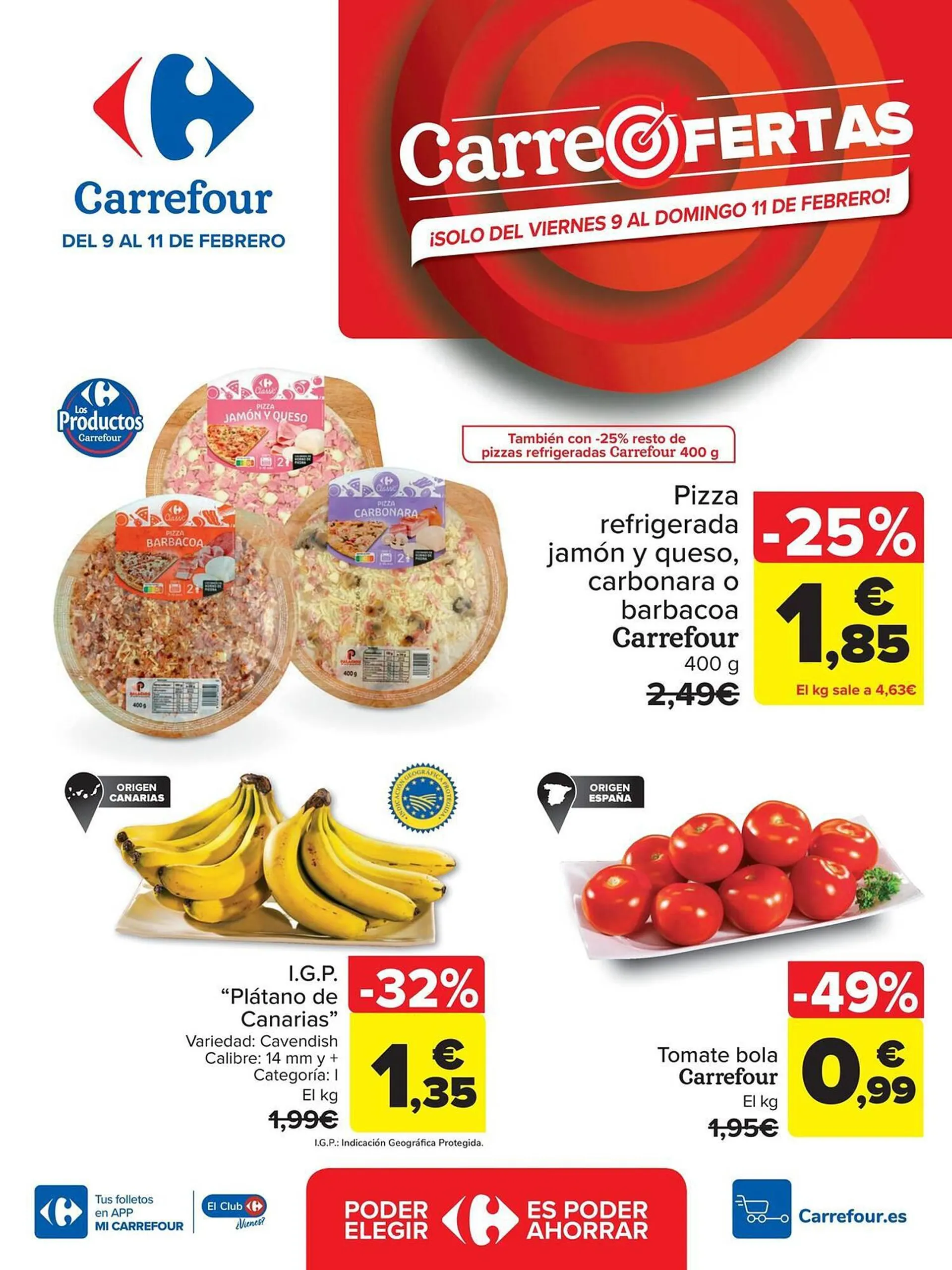 Catálogo de Folleto Carrefour 9 de febrero al 11 de febrero 2024 - Página 1