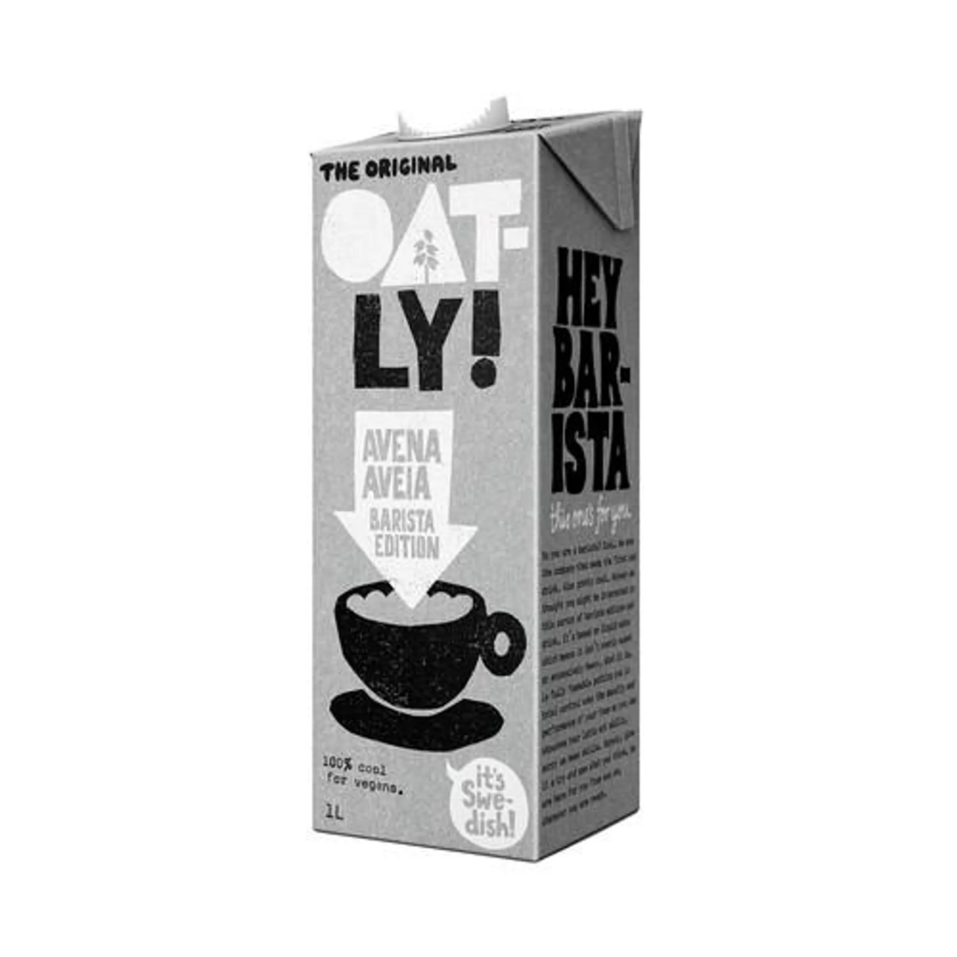 OAT-LY! Bebida de avena BARISTA 1 L.