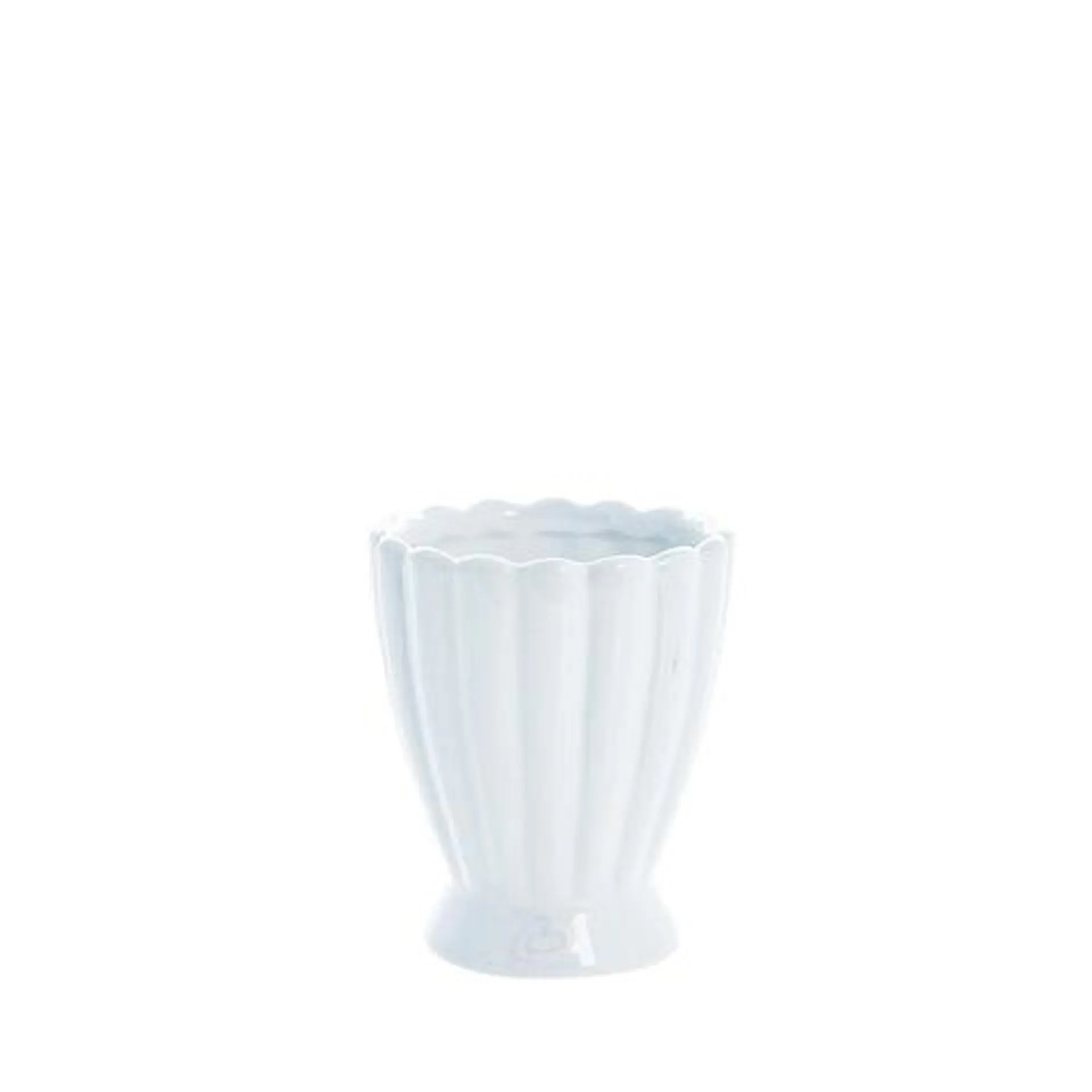 Shenella flower pot Ø10 H12 white