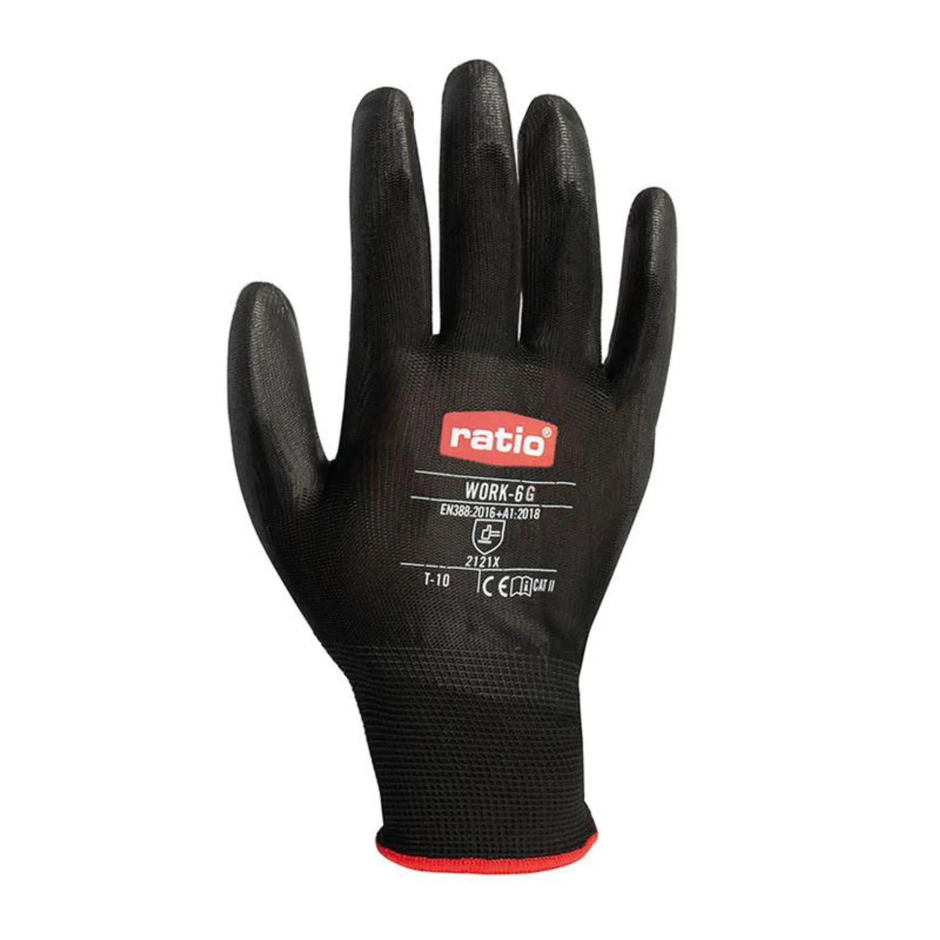 Guantes RATIO Work-6G, 6 unidades