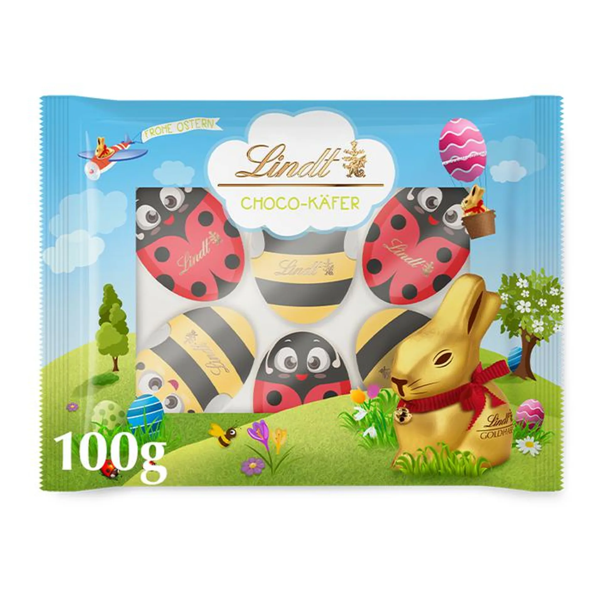 Figuritas BUGS & BEES de chocolate con leche 100g - Lindt