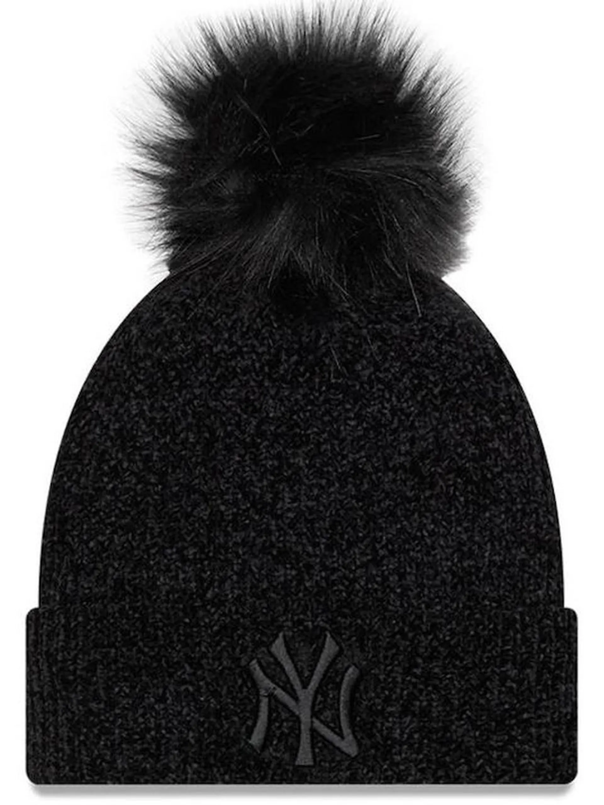 New Era Chenille Bobble Beanie