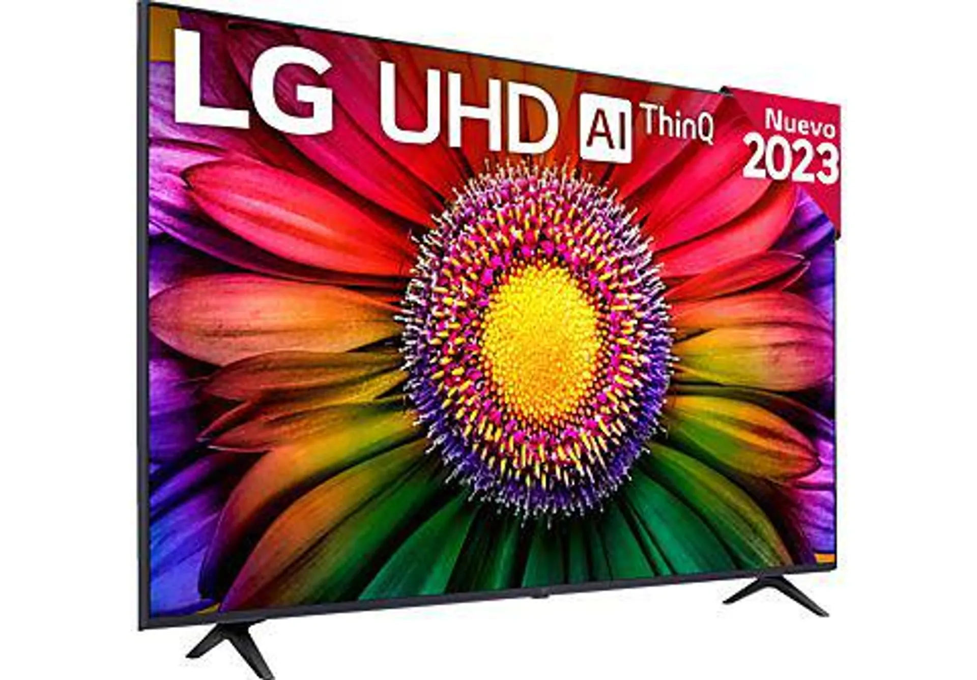 TV LED 55" - LG 55UR80006LJ, UHD 4K, Inteligente α5 4K Gen6, Smart TV, DVB-T2 (H.265), Azul Ceniza