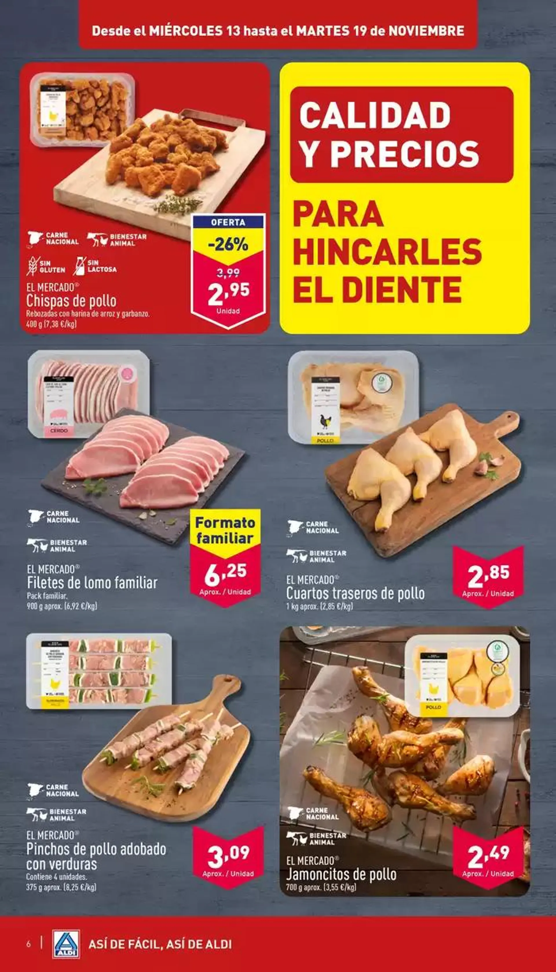 Catálogo de ¡Así de fácil, así de Aldi! 13 de noviembre al 19 de noviembre 2024 - Página 6