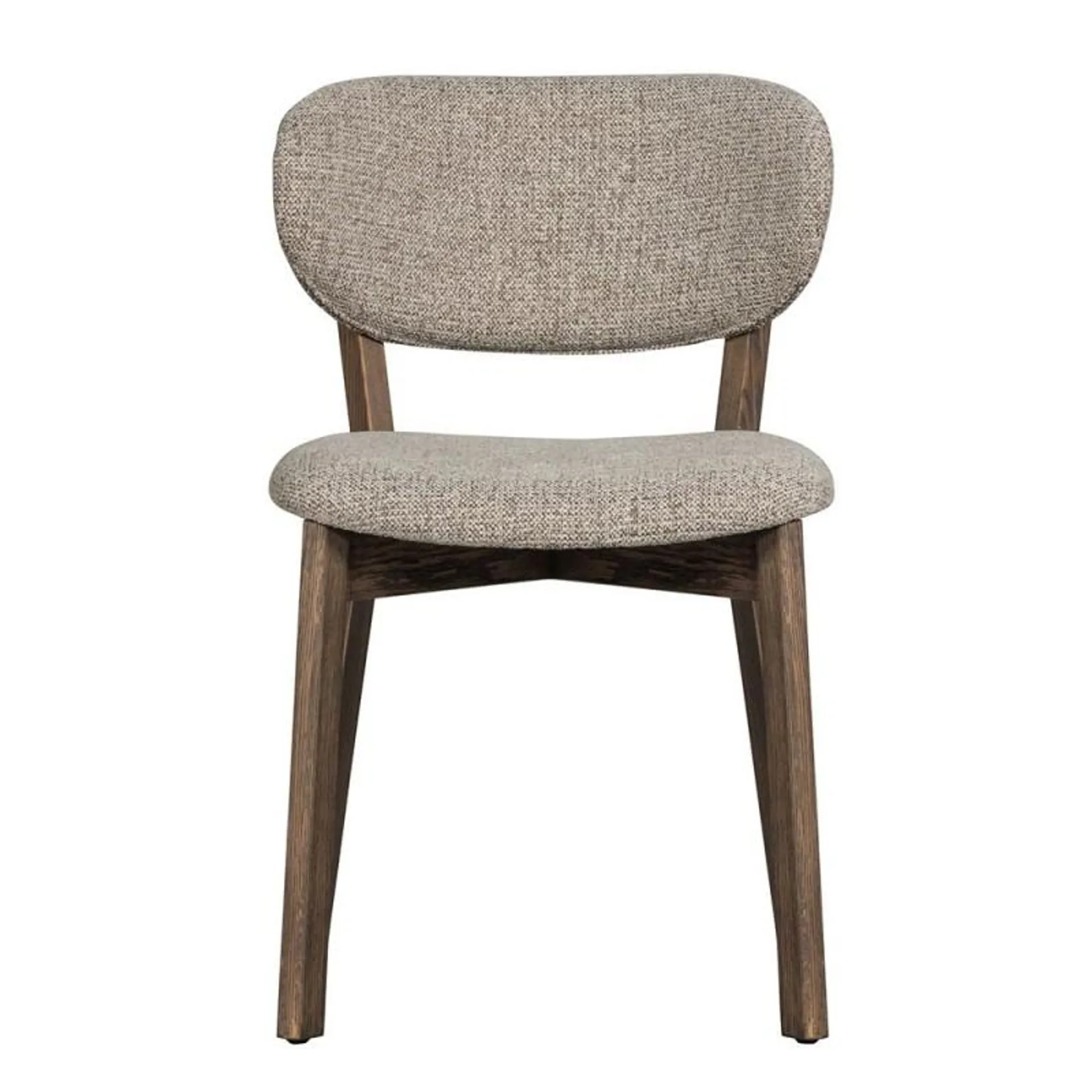 Udar brown upholstered dining chair