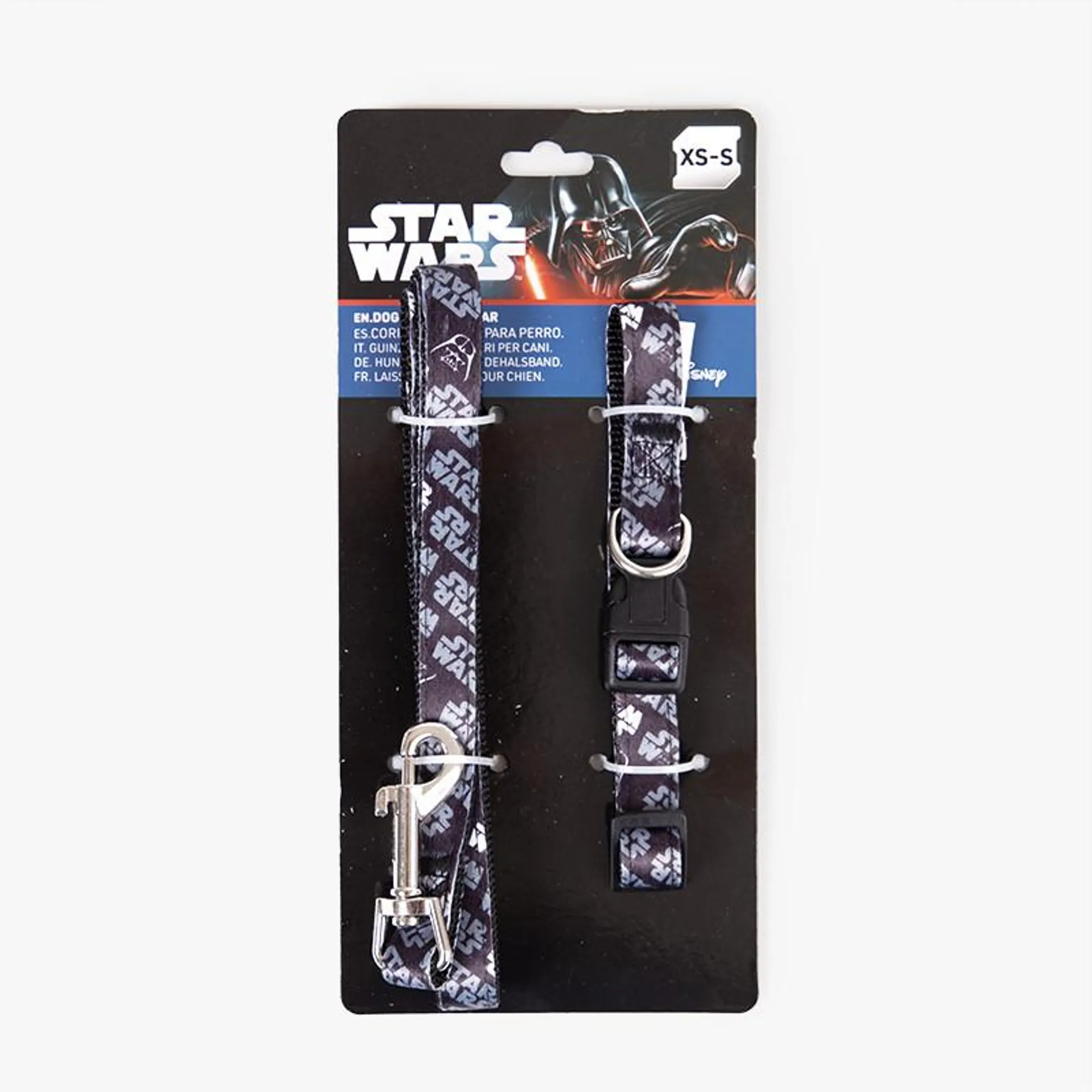 CORREA PARA PERROS 2 PIEZAS STAR WARS XS - S