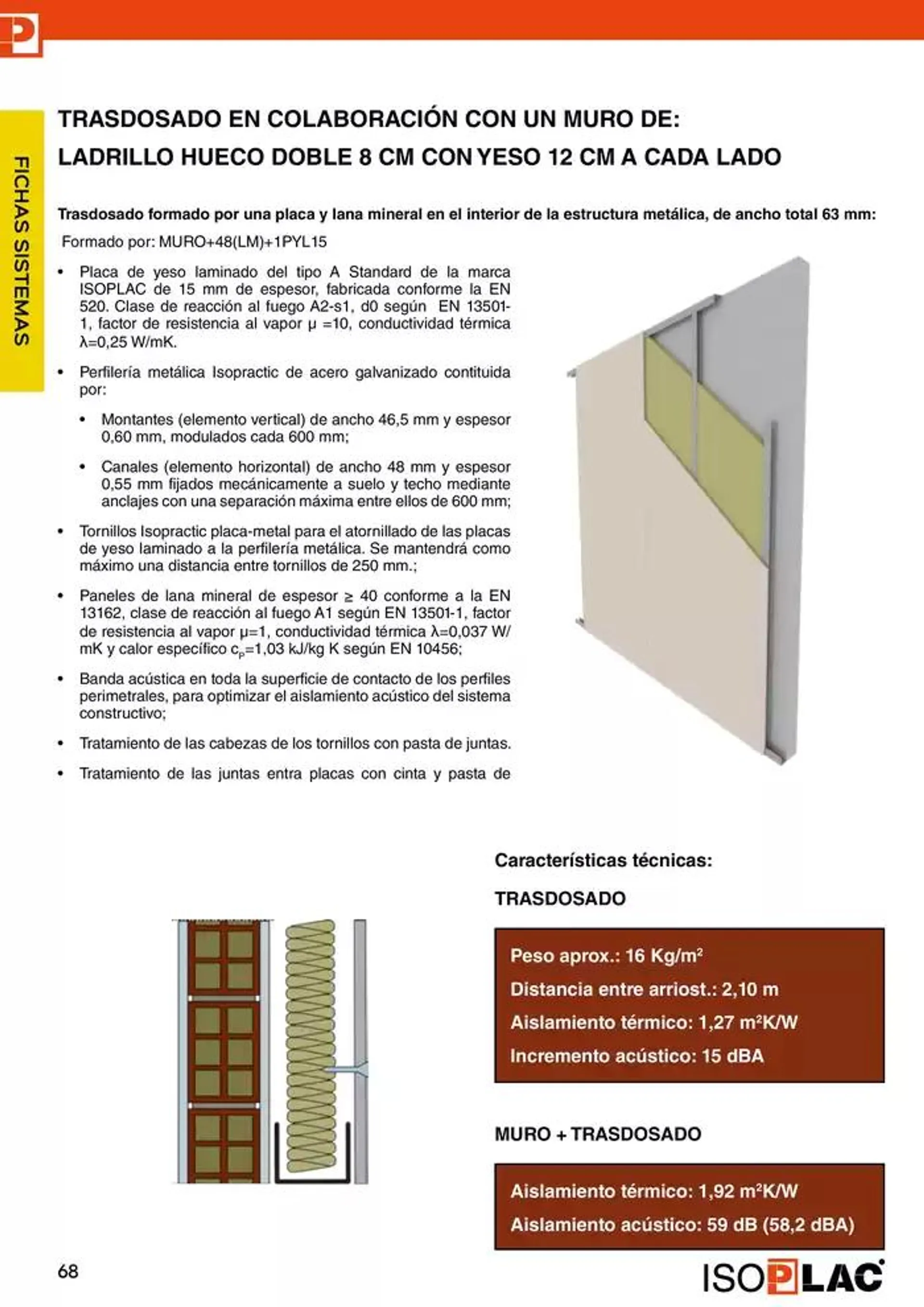 Catálogo de Manual Técnico Isoplac 15 de noviembre al 30 de noviembre 2024 - Página 68